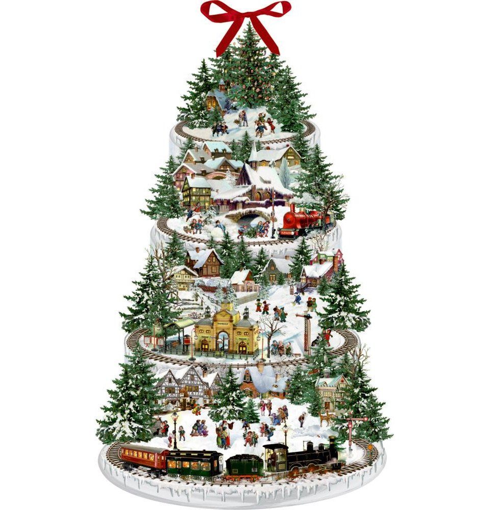 COPPENRATH DIE SPIEGELBURG Adventskalender Eisenbahn-Tanne, Adventskalender günstig online kaufen