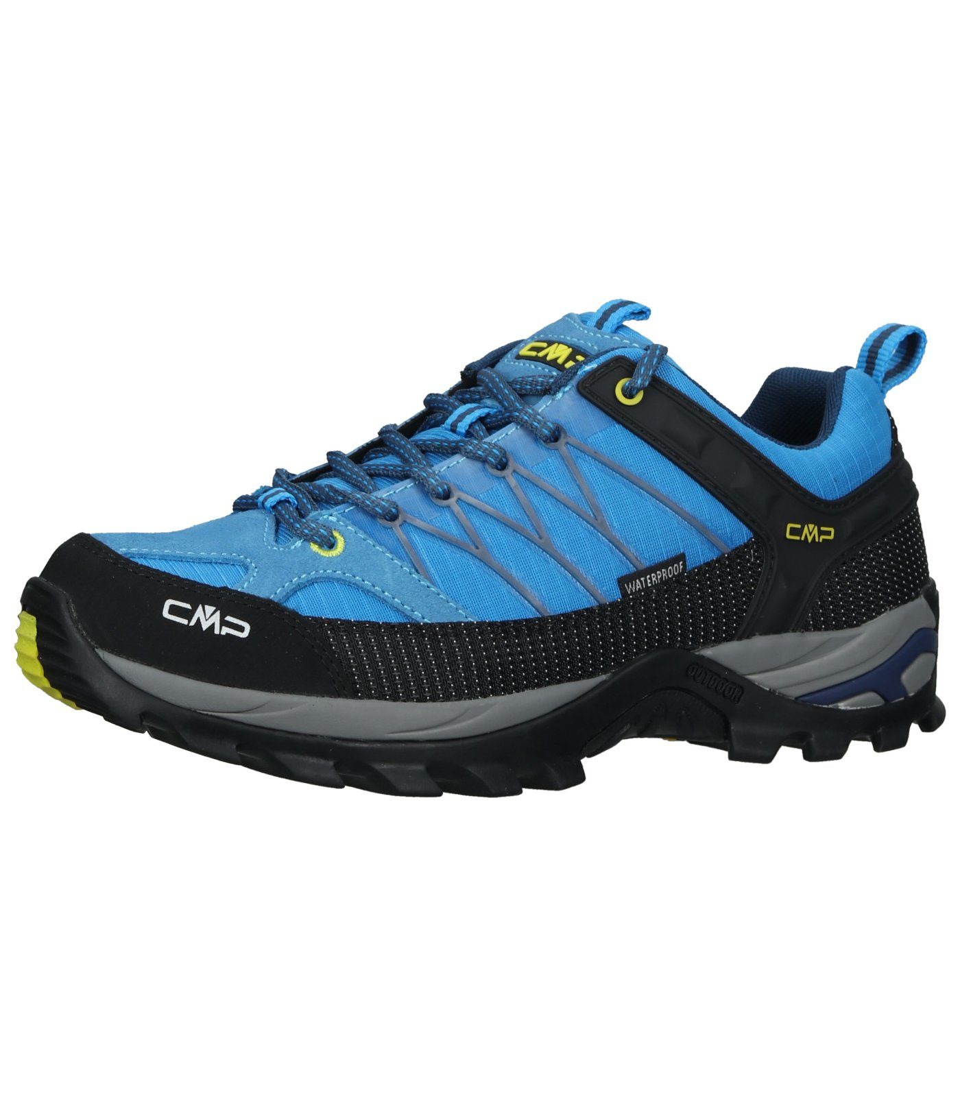 CMP Wanderschuhe Blau Trekkingschuh Textil Schwarz