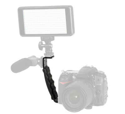 ayex Blitzlichthalter L-Form für die meisten Kameras und Camcorder Bequem Blitz-Halterung