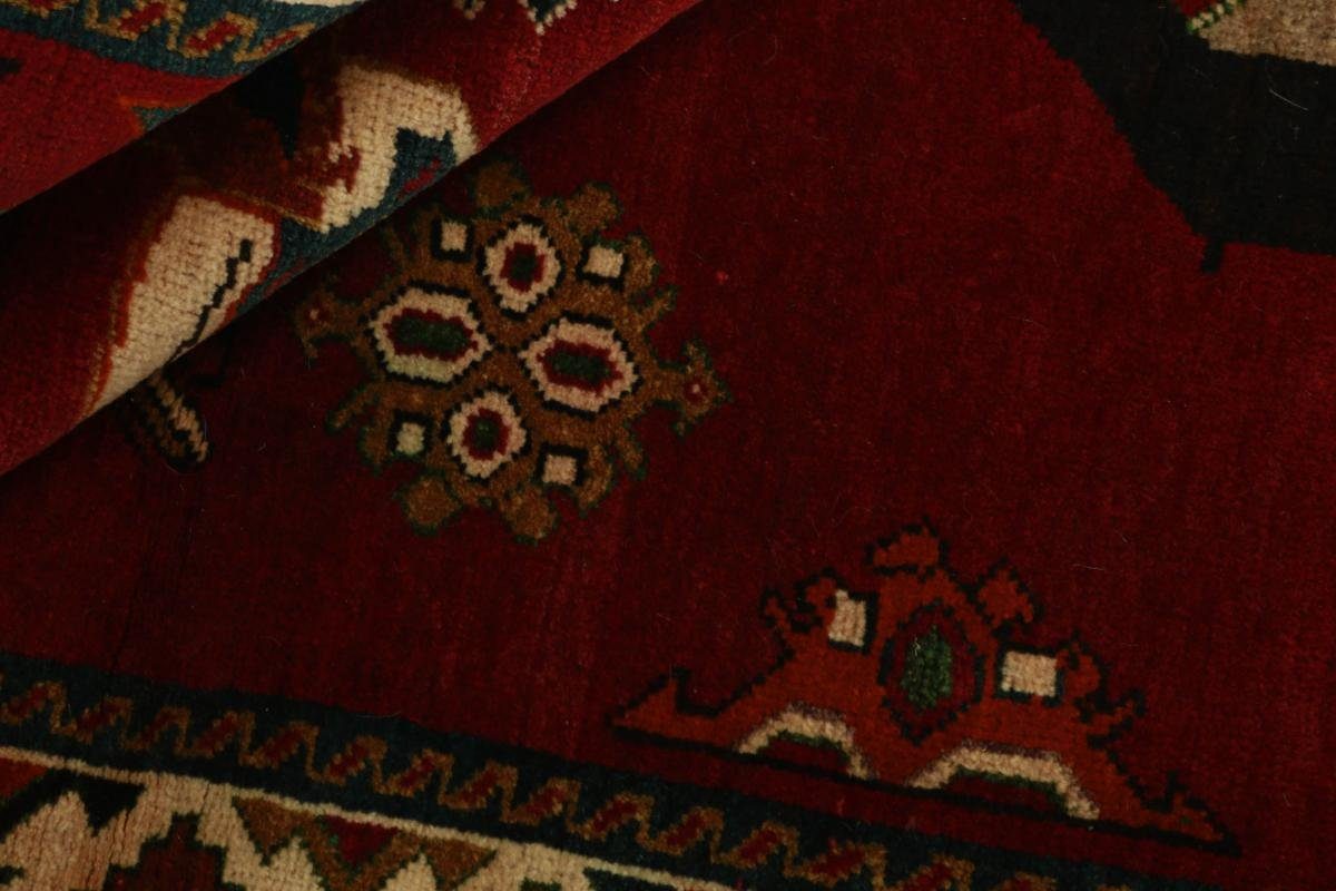 Orientteppich Ghashghai Figural 121x202 Handgeknüpfter Orientteppich, rechteckig, Höhe: mm 12 Nain Trading