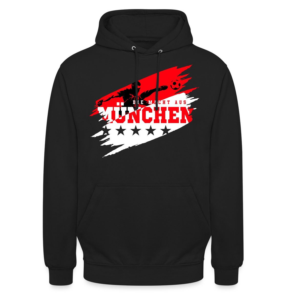 Spreadshirt Hoodie Die Macht Aus München Ultra Fußball Fan Unisex Hoodie (1-tlg)