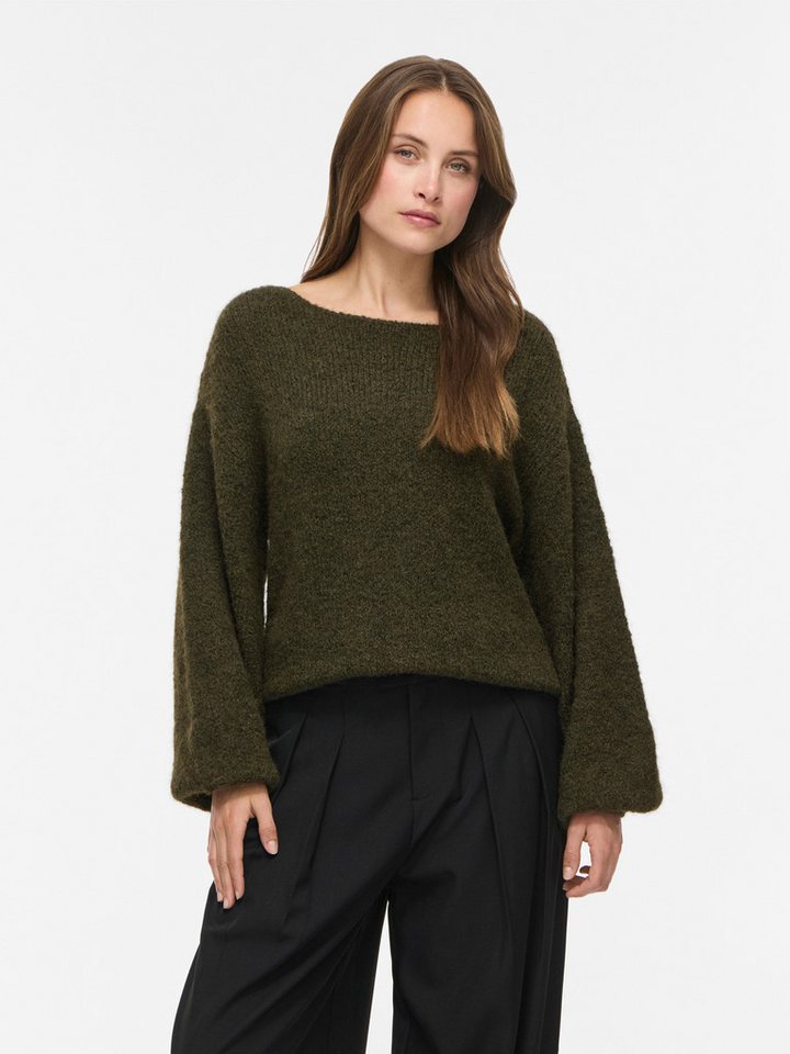 Vila Strickpullover VIMARLEY L/S KNIT PULLOVER- NOOS Materialmix, regular fit