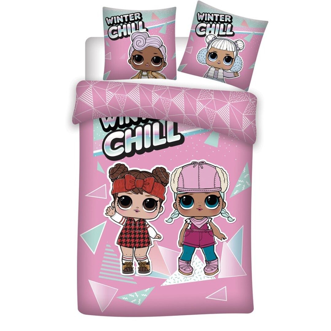 L.O.L. SURPRISE! Постельное белье LOL Surprise Winter Chill Kinder Постельное белье, 2 teilig, Deckenbezug 135-140x200 cm Kissenbezug: 65X65 cm Baumwolle