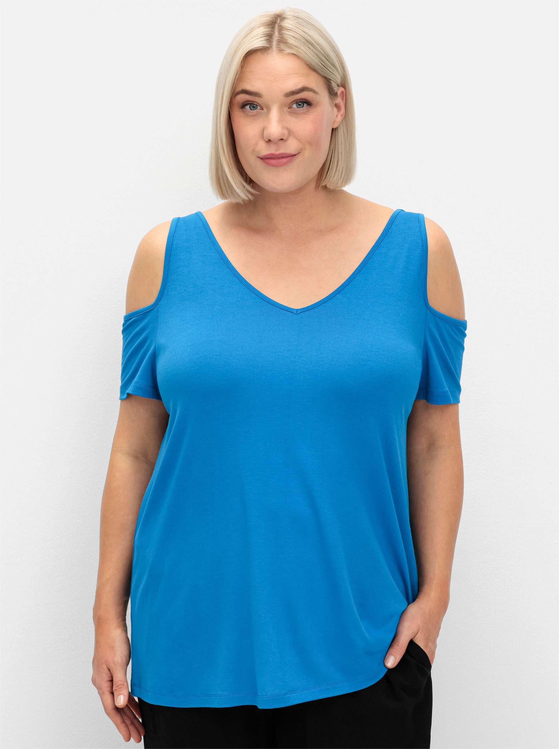 Sheego T-Shirt V-Shirt günstig online kaufen