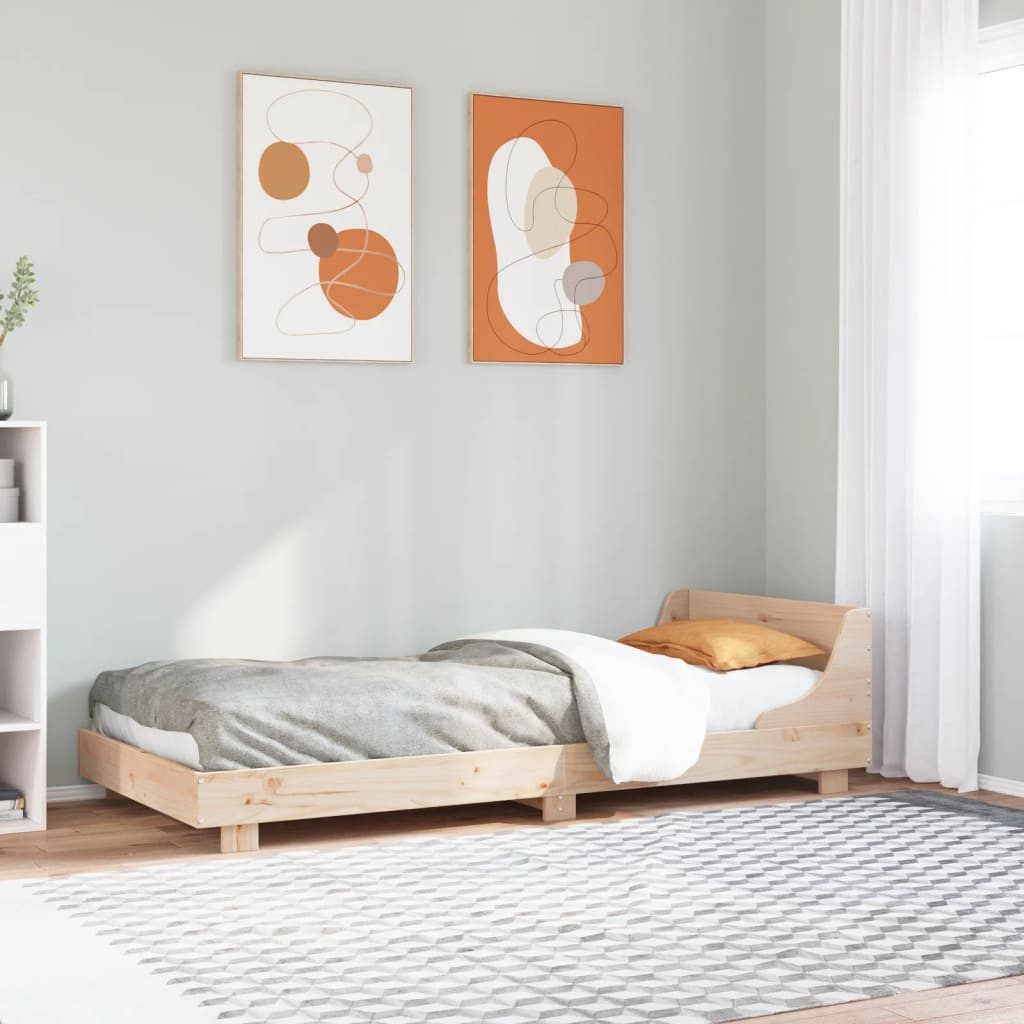vidaXL Bett, Massivholzbett ohne Matratze 100x200 cm Kiefernholz günstig online kaufen