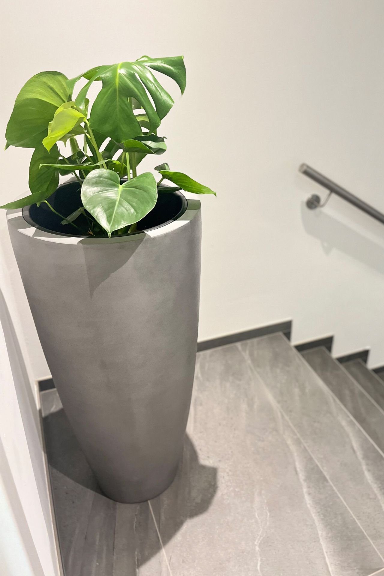 VIVANNO Pflanzkübel Fiberglas CITY Rund - günstig online kaufen