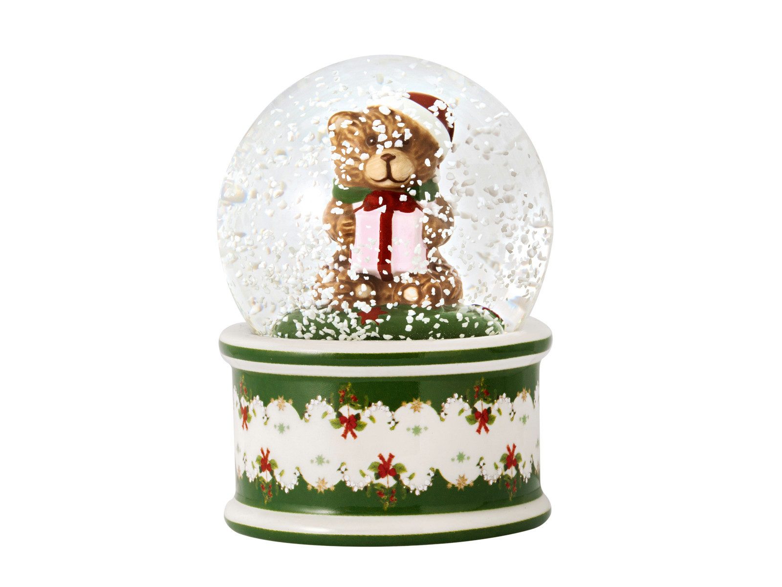 Villeroy & Boch Weihnachtsfigur Christmas Toys Schneekugel klein Bär günstig online kaufen