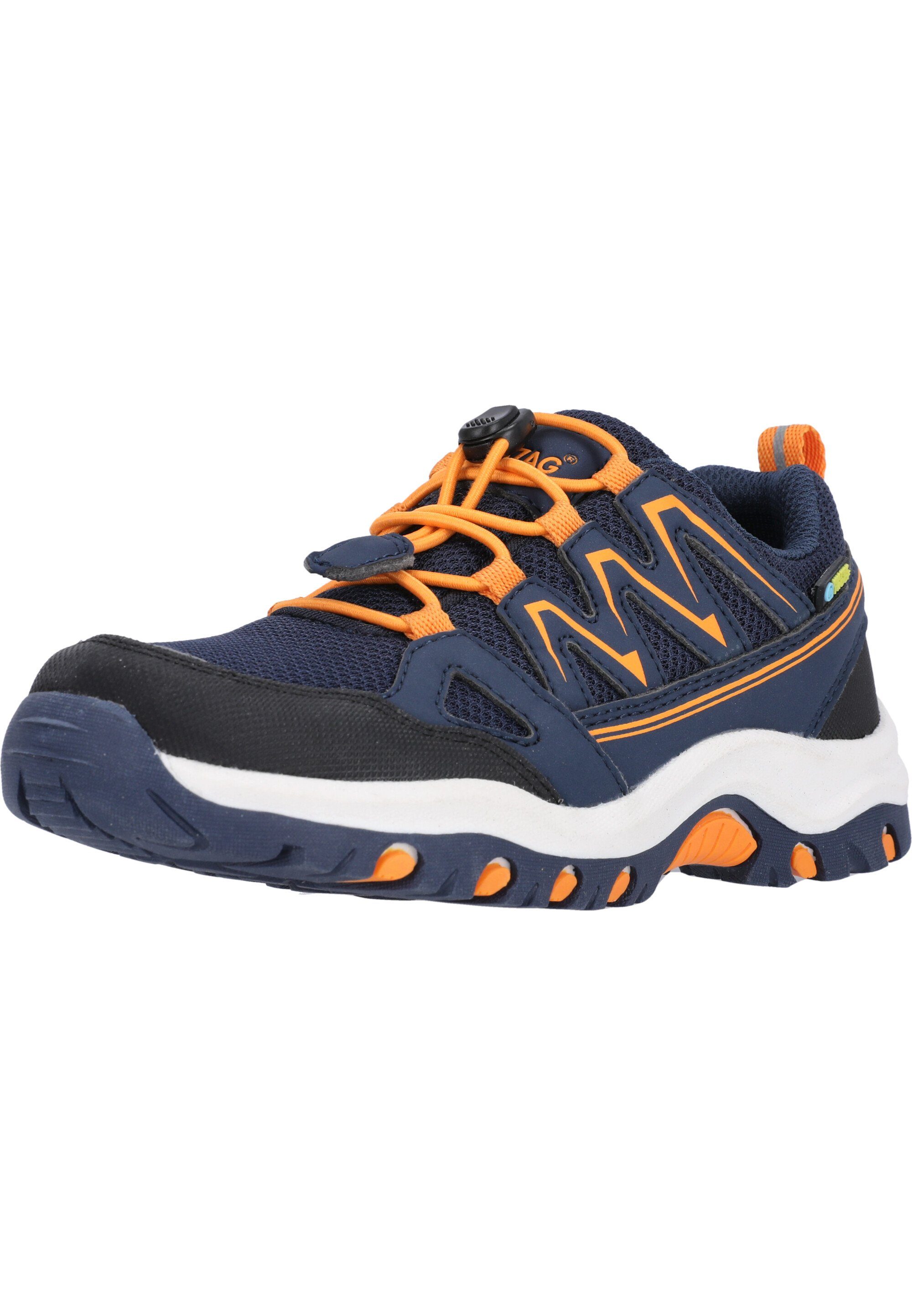 ZIGZAG Docheet Trainingsschuh mit funktionalen Eigenschaften blau-orange | Fitnessschuhe