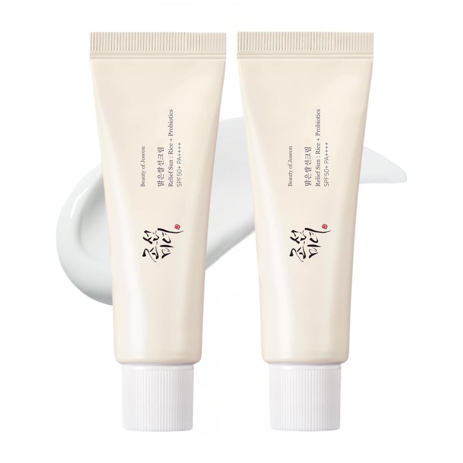 Beauty of Joseon Sonnenschutzcreme Beauty Of Joseon Relief Sun Rice + Probiotics Spf50 Sunscreen 2x 50ml