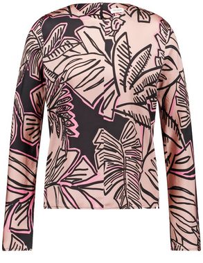 GERRY WEBER Langarmbluse Nachhaltige Bluse mit tropischem Print