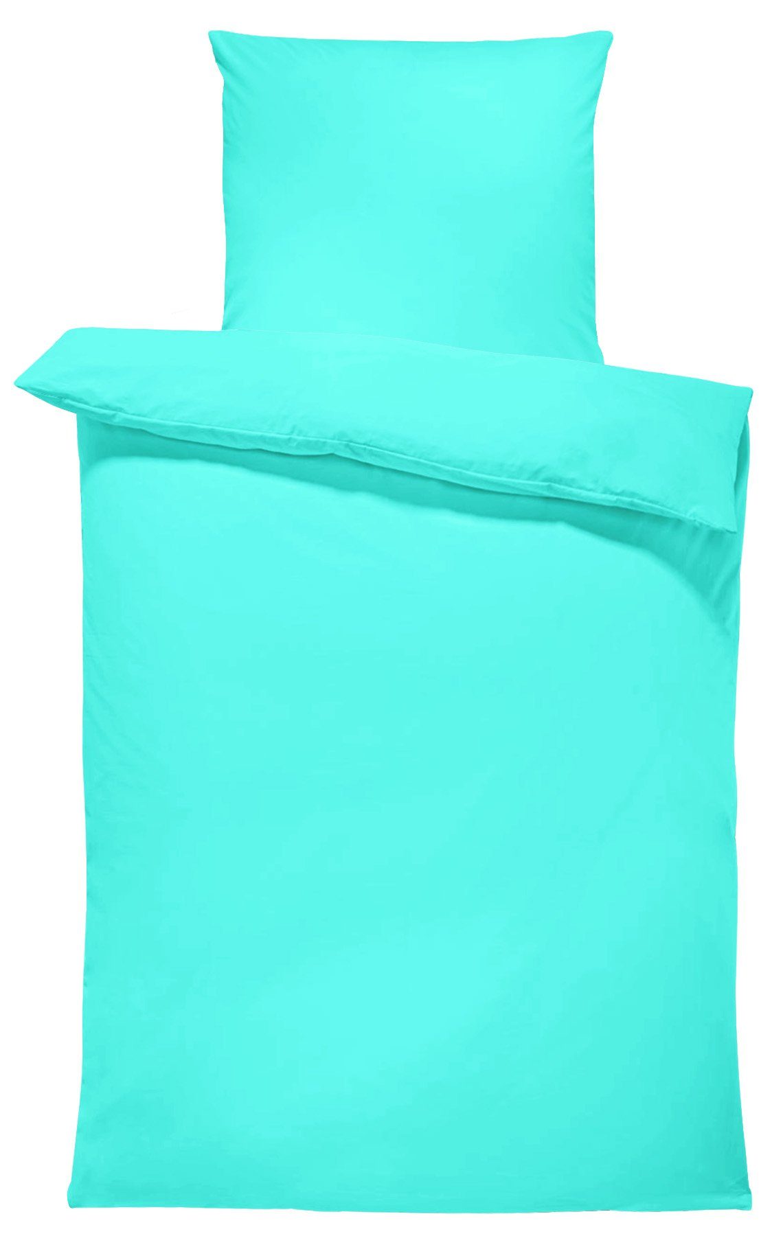 Visaggio Bettwäsche Baumwolle Visaggio Bettwäsche Set - 100% Baumwolle Renforce, 4-teilig, 155x220 Cm 155x220 Bettbezug