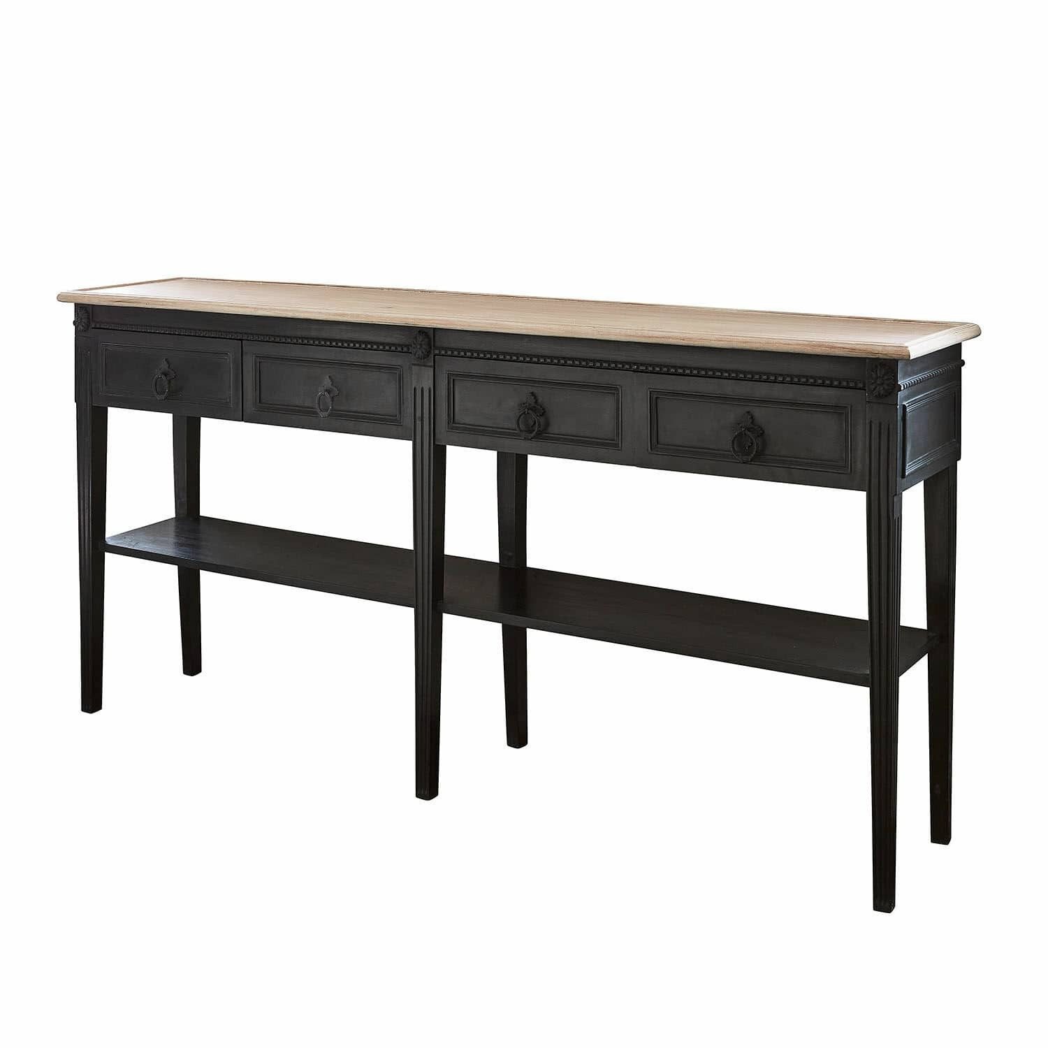 Mirabeau Konsole Konsole Riviéres schwarz/braun