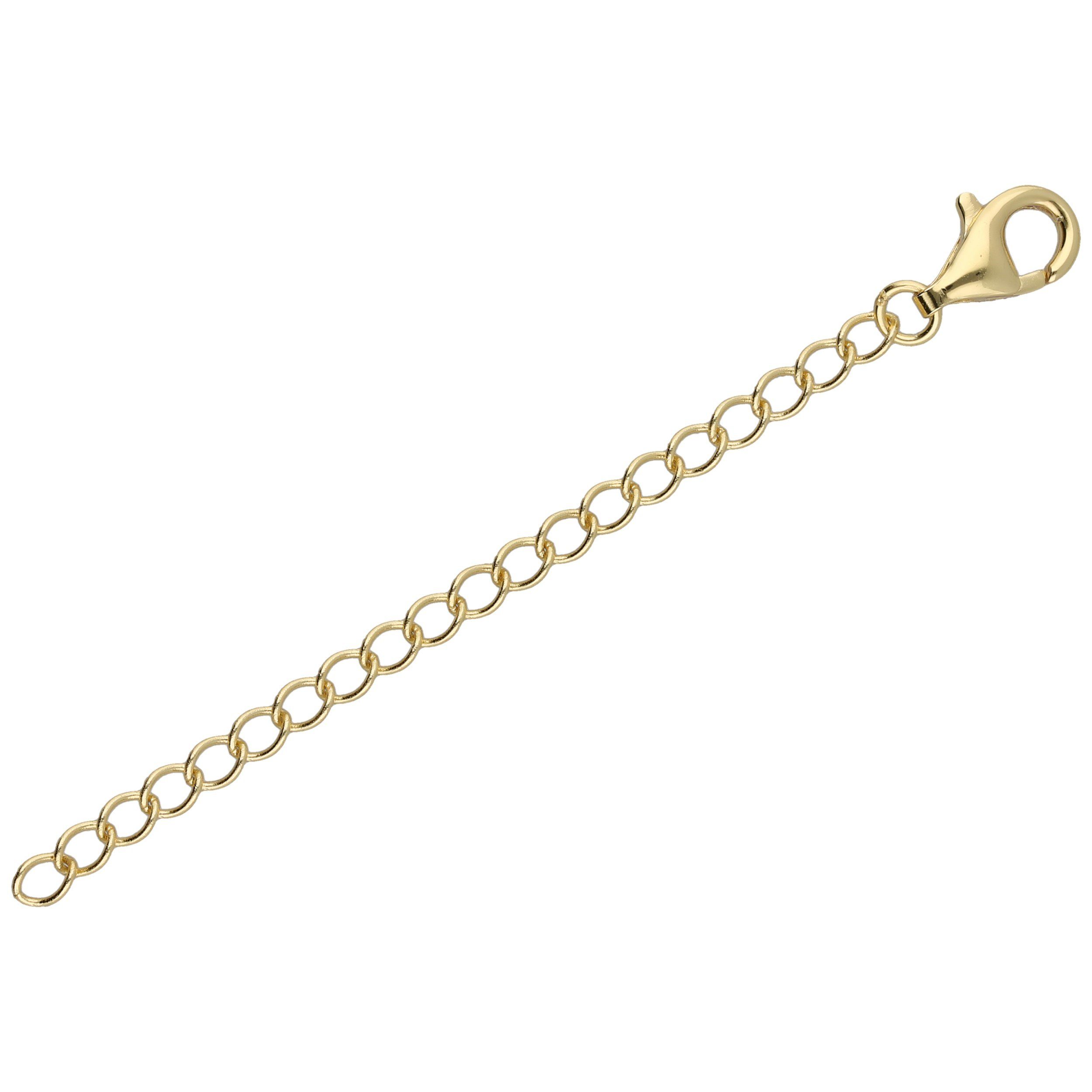 Smart Jewel Silberkette Verlängerungskette, gelb vergoldet, günstig online kaufen