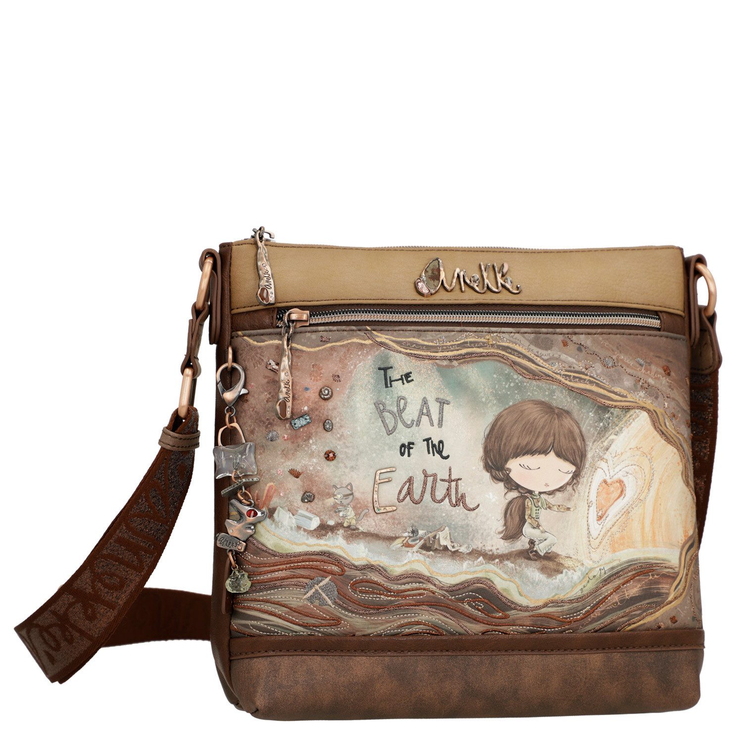 Anekke Umhängetasche Anekke Mittelgroße Umhängetasche mit 3 Fächern CORE mu günstig online kaufen