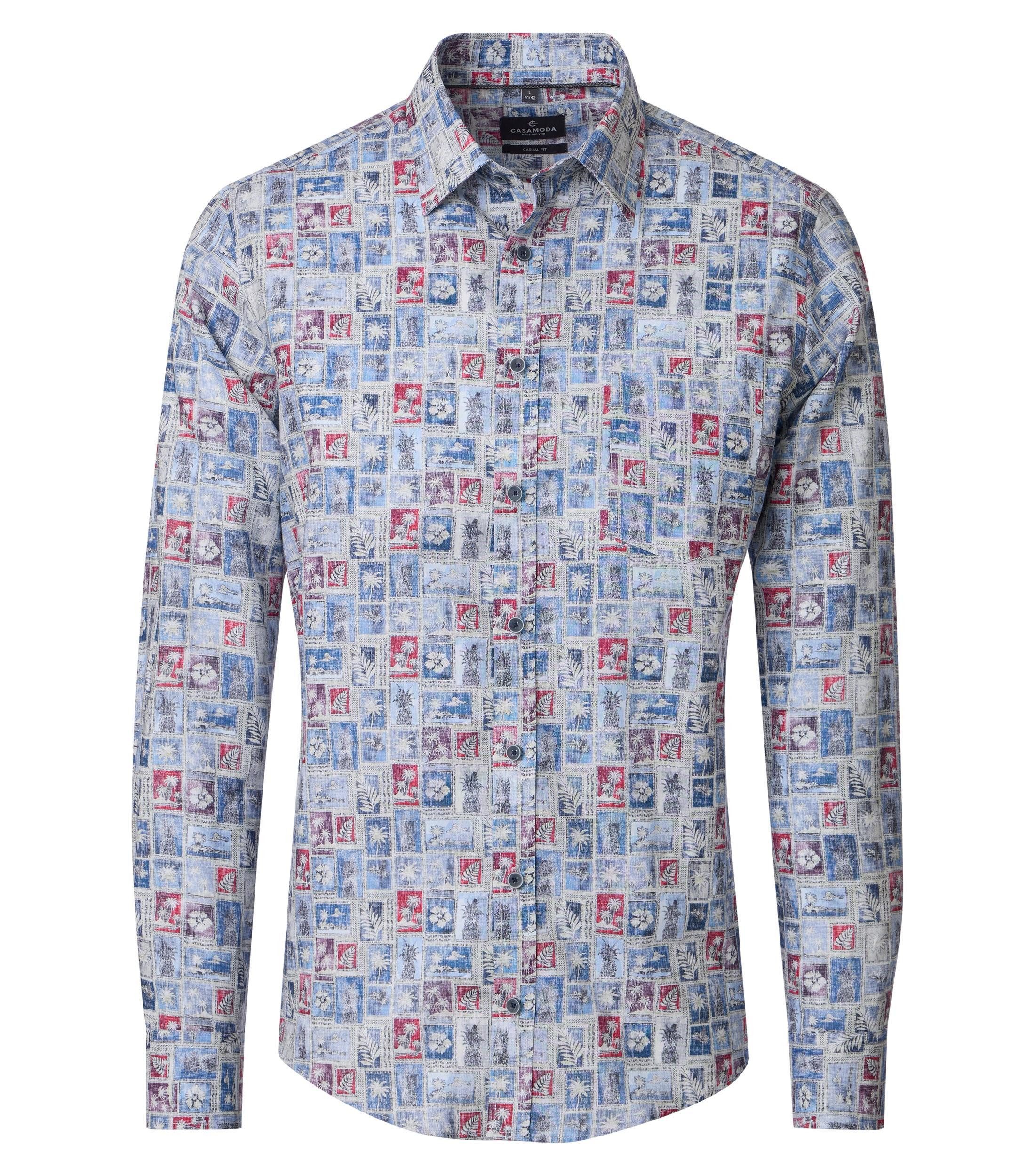 CASAMODA Leinenhemd CASAMODA Leinenhemd Print günstig online kaufen