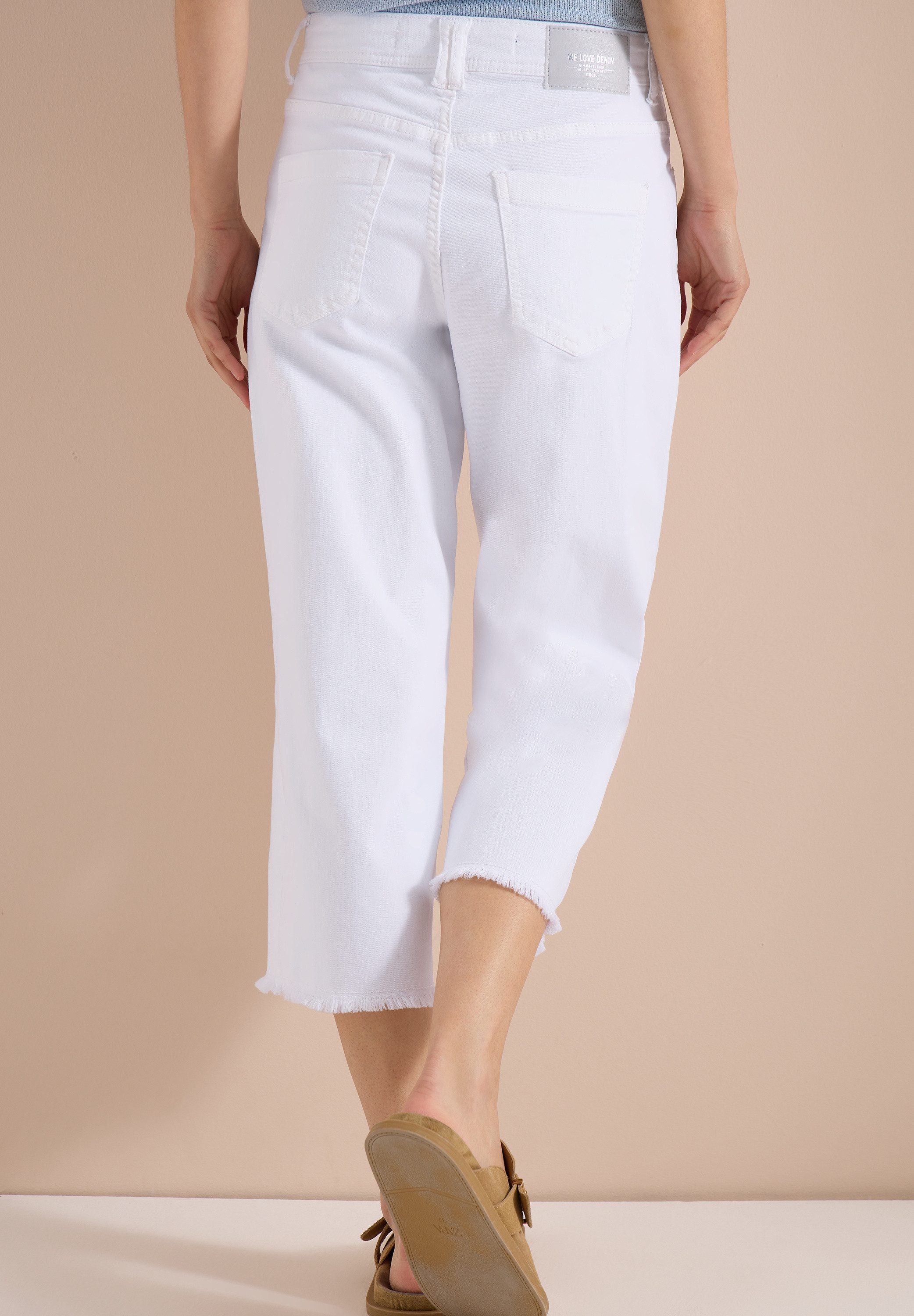 CECIL 3/4-Jeans Style Neele Wide Leg / mit Stretch