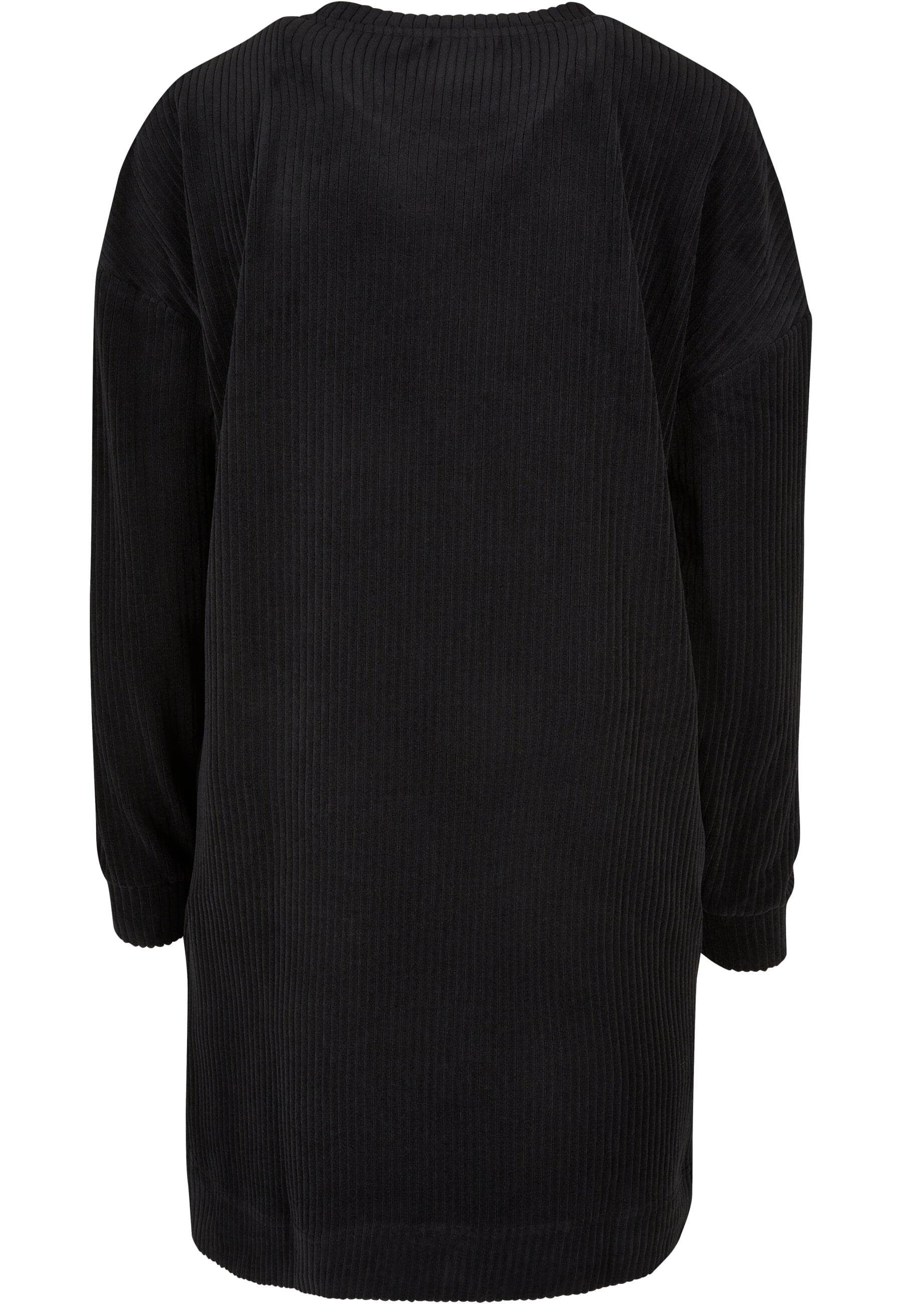 URBAN CLASSICS Shirtkleid Urban Classics Damen Ladies Velvet Rib Crew Dress günstig online kaufen