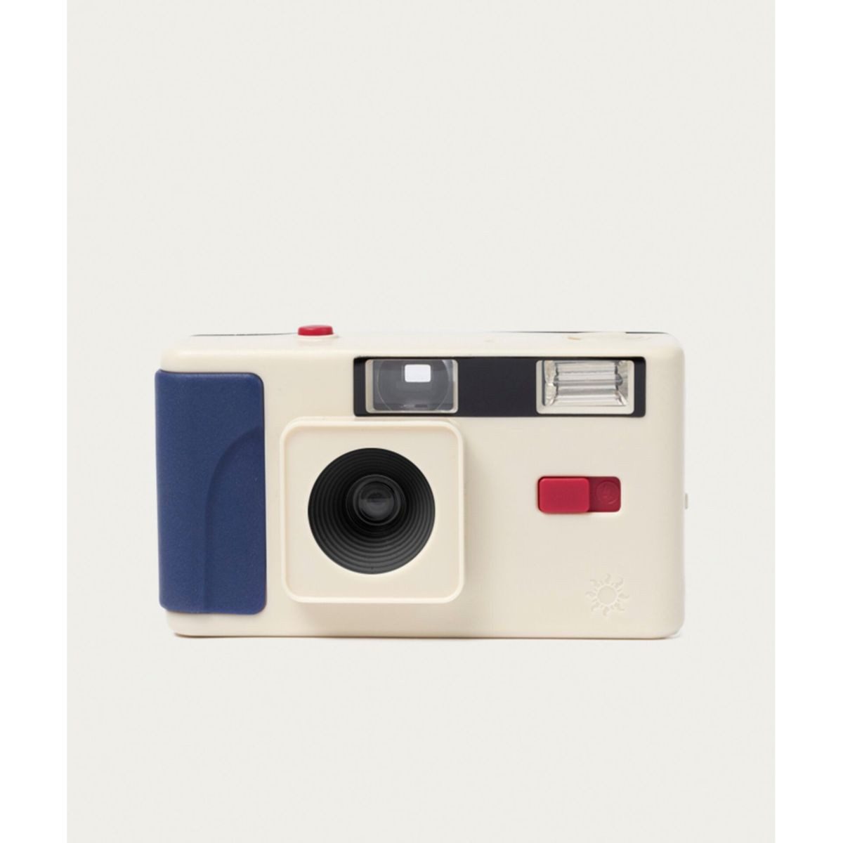 Long Weekend Überwachungskamera 35mm Film Camera Creme-Multi