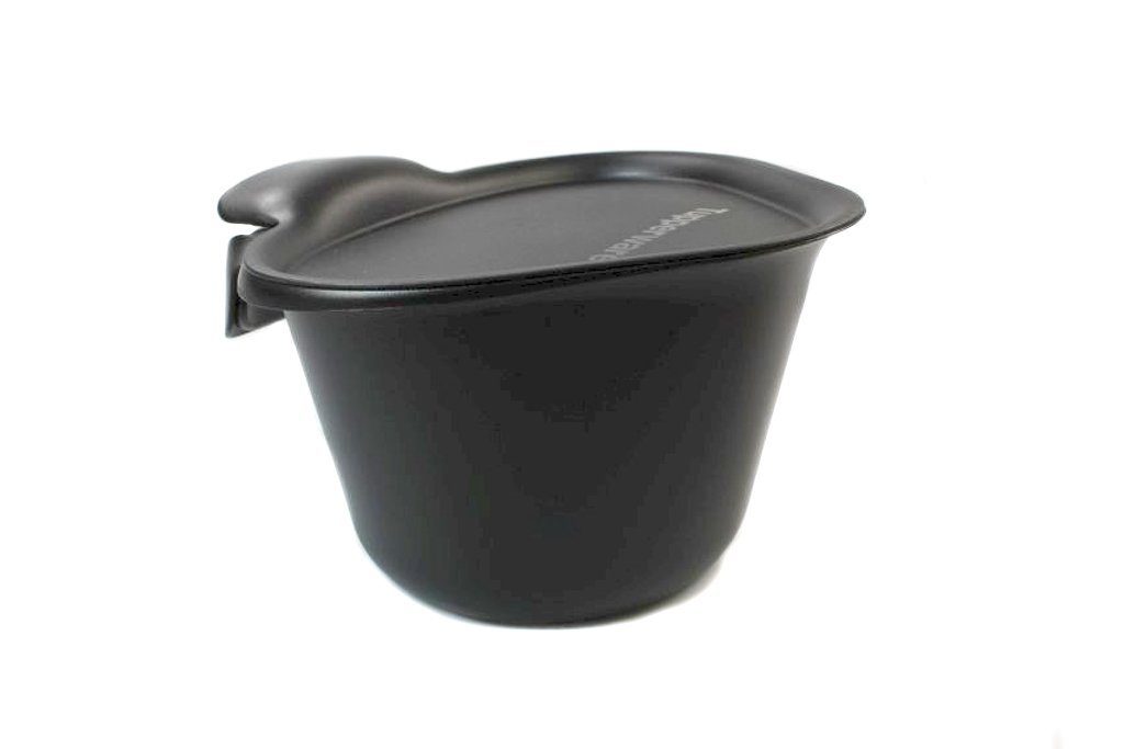 TUPPERWARE Biomülleimer Adretto Tischmüll 2,5 L schwarz Bio