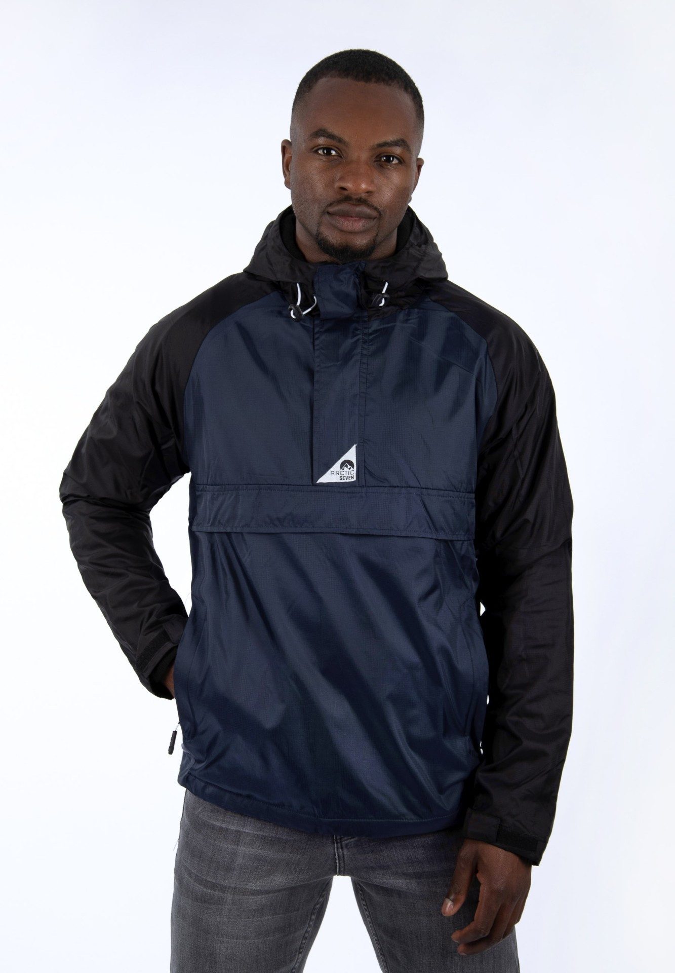 Arctic Seven Regenjacke mit hochschließendem Kragen günstig online kaufen
