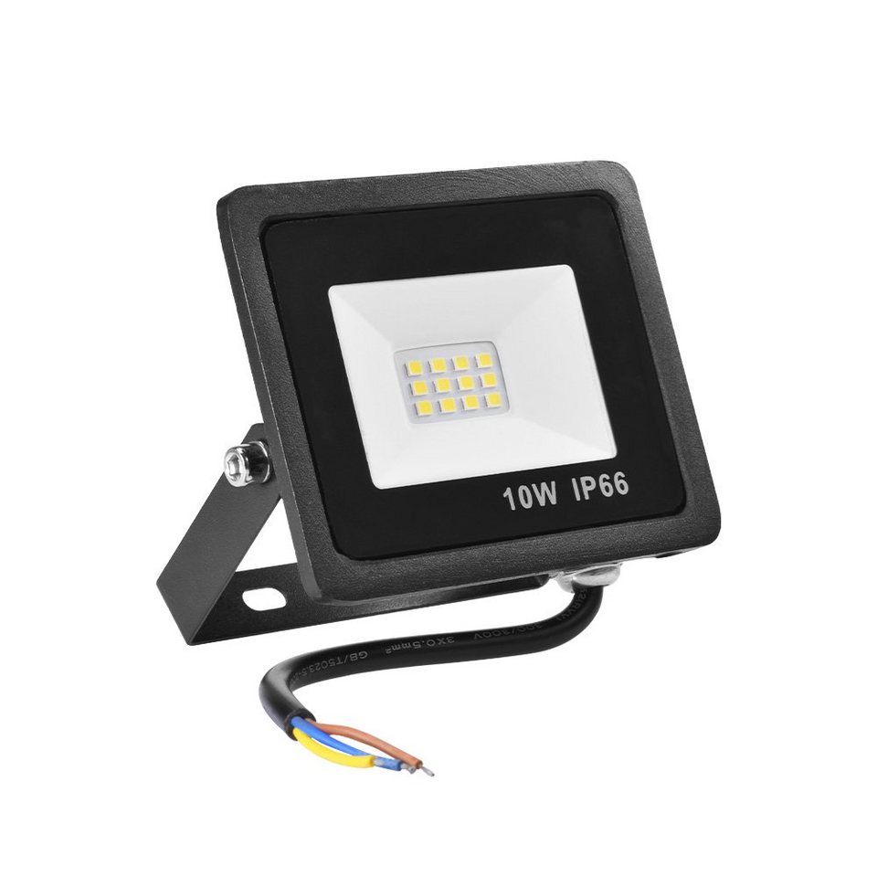 100W LED Fluter mit Bewegungsmelder IP66 Ultradünn RGB Strahler 10W