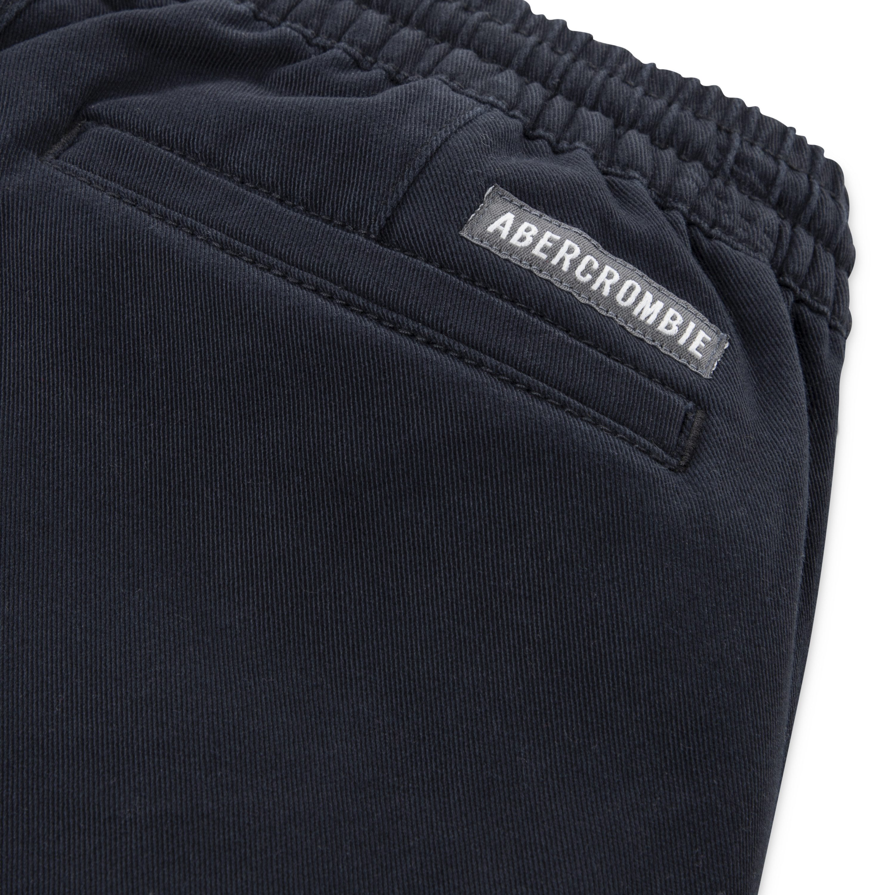 Abercrombie Kids Jogger Pants AFB SLIM TWILL JOGGER aus Twill-Materialmix, schmale Passform