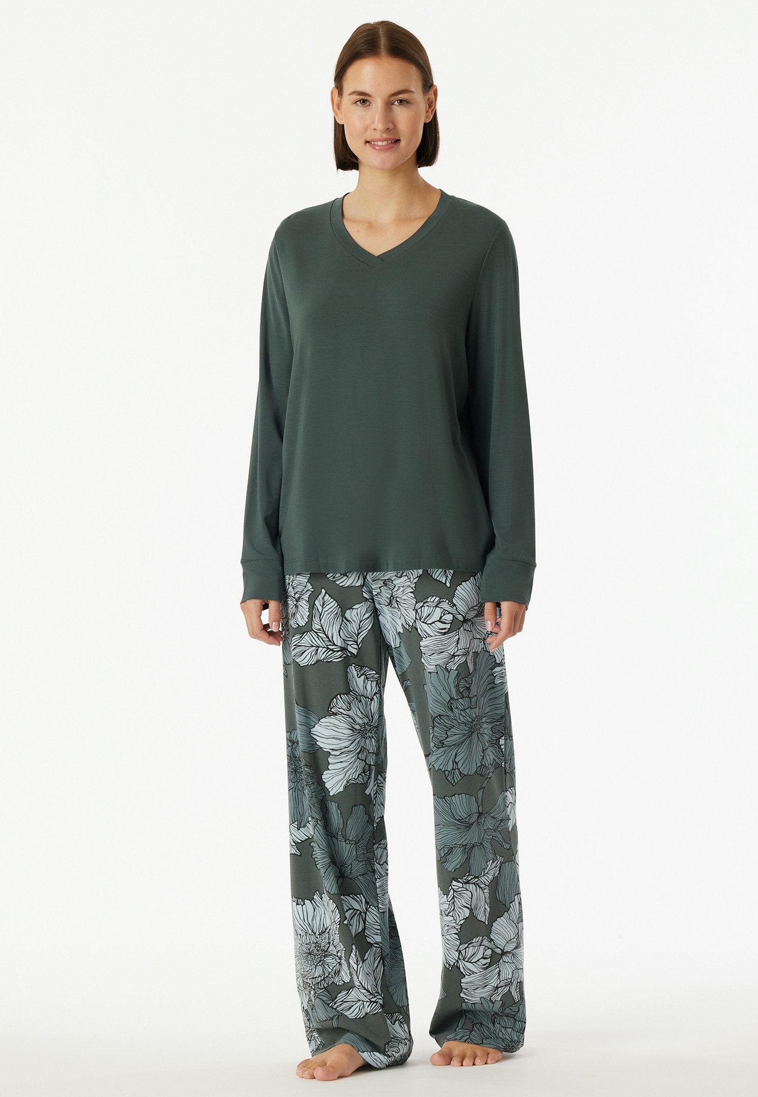 Schiesser Schlafanzug Schlafanzug lang