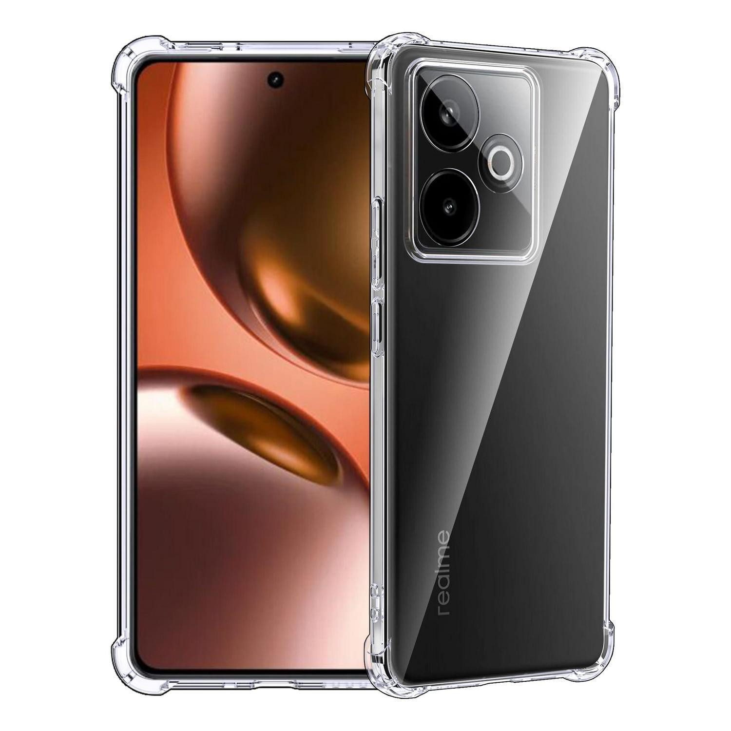 LuxusKollektion Handyhülle Schutzhülle Realme GT 7/7T Transparent TPU