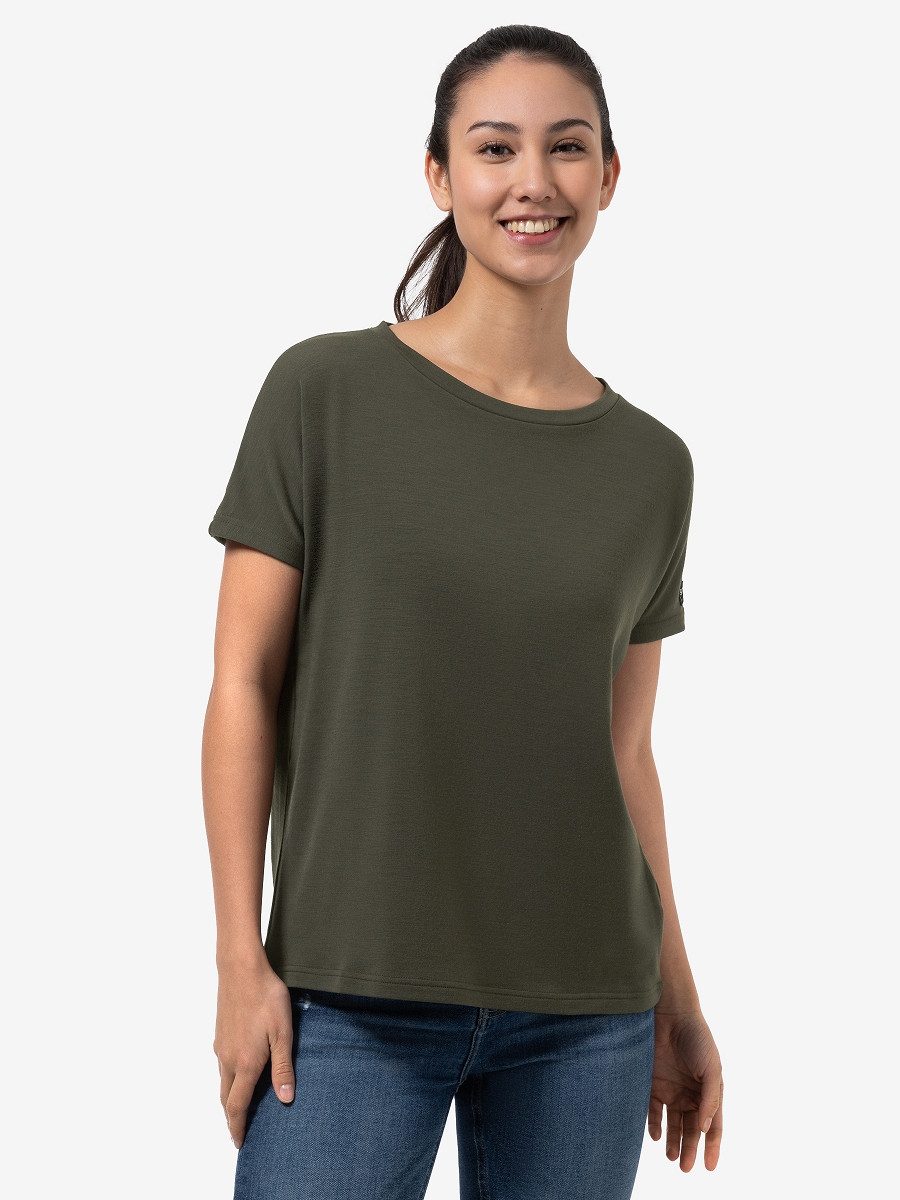SUPER.NATURAL T-Shirt für Damen, Merino COSY günstig online kaufen