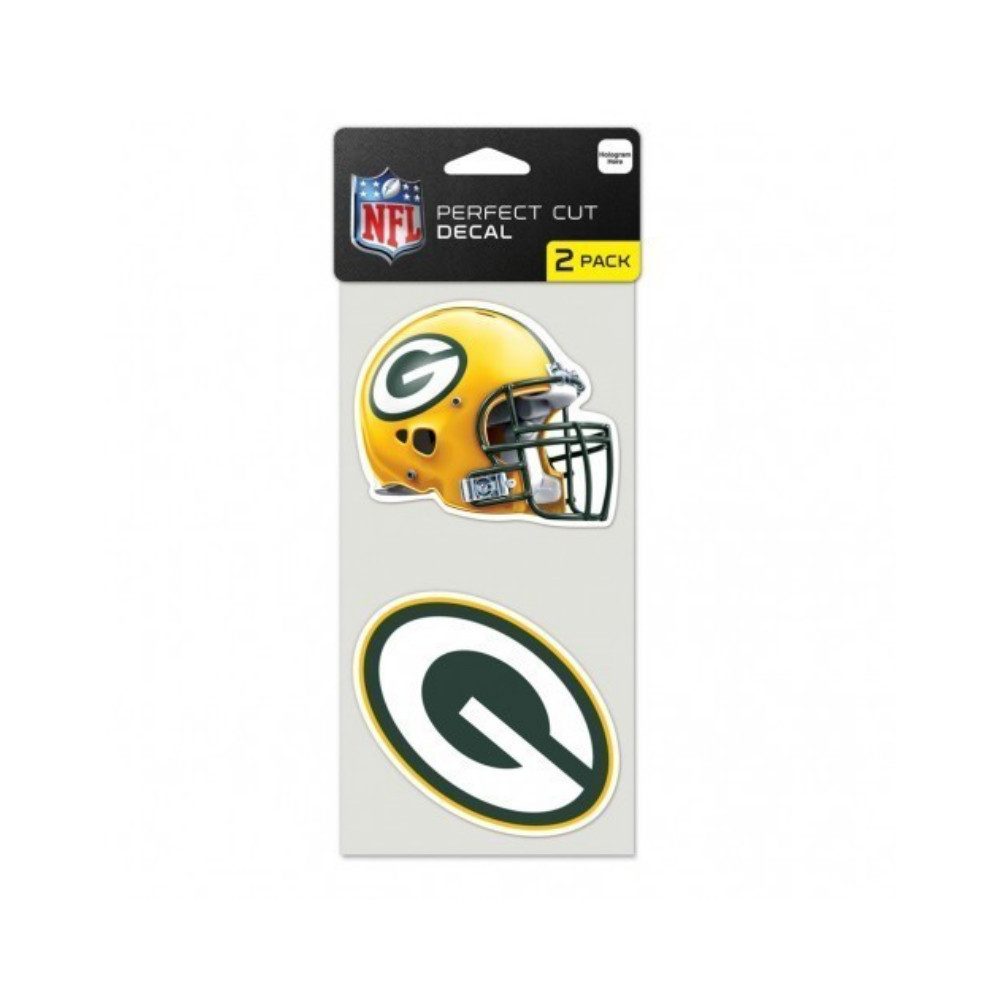 Green Bay Packers Aufkleber Green Bay Packers 2er Set Aufkleber