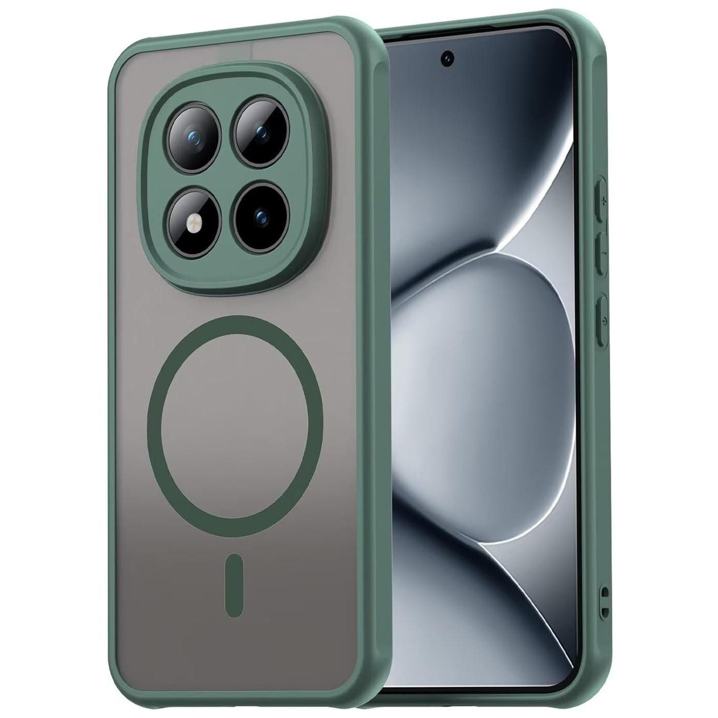 CoolGadget Handyhülle Magnet-Hülle für Xiaomi Redmi Note 15 Pro 4G Schutzhülle magnetisch 6,77 Zoll, Hülle Matt Stoßfest kompatibel mit QI-Laden Zubehör Kameraschutz Case