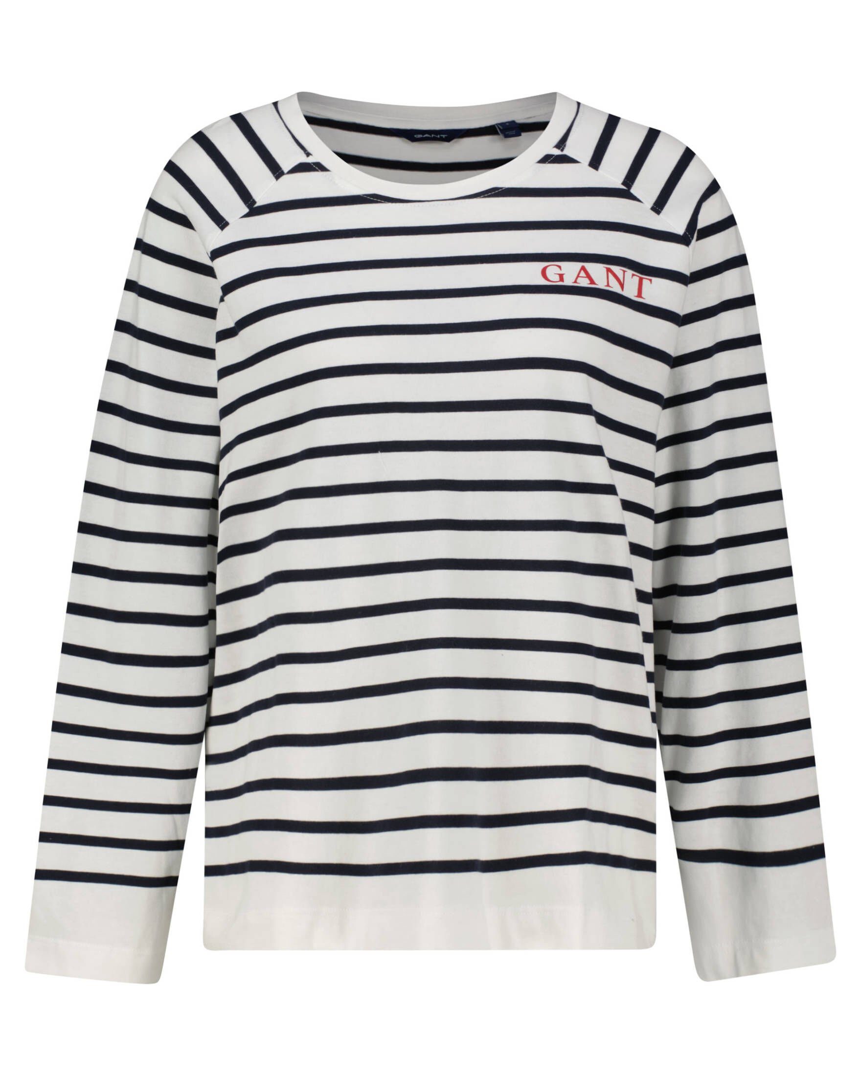 Gant T-Shirt Damen Longsleeve LOGO STRIPED LS (1-tlg)