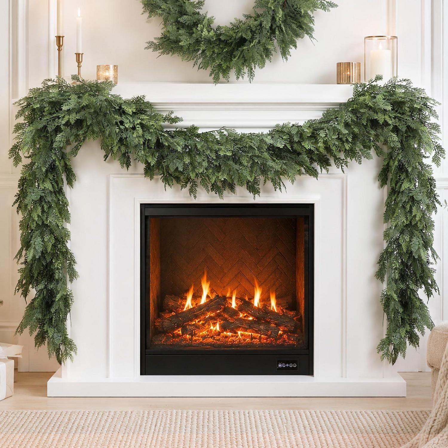 LuxusKollektion Hänge-Weihnachtsbaum Weihnachtsgirlande 9FT