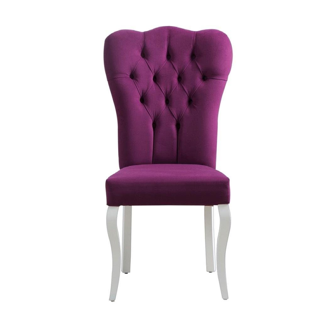 JVmoebel Stuhl, Design Stuhl Möbel Stühle Esszimmer Lehnstühle Luxus Lehnstuhl