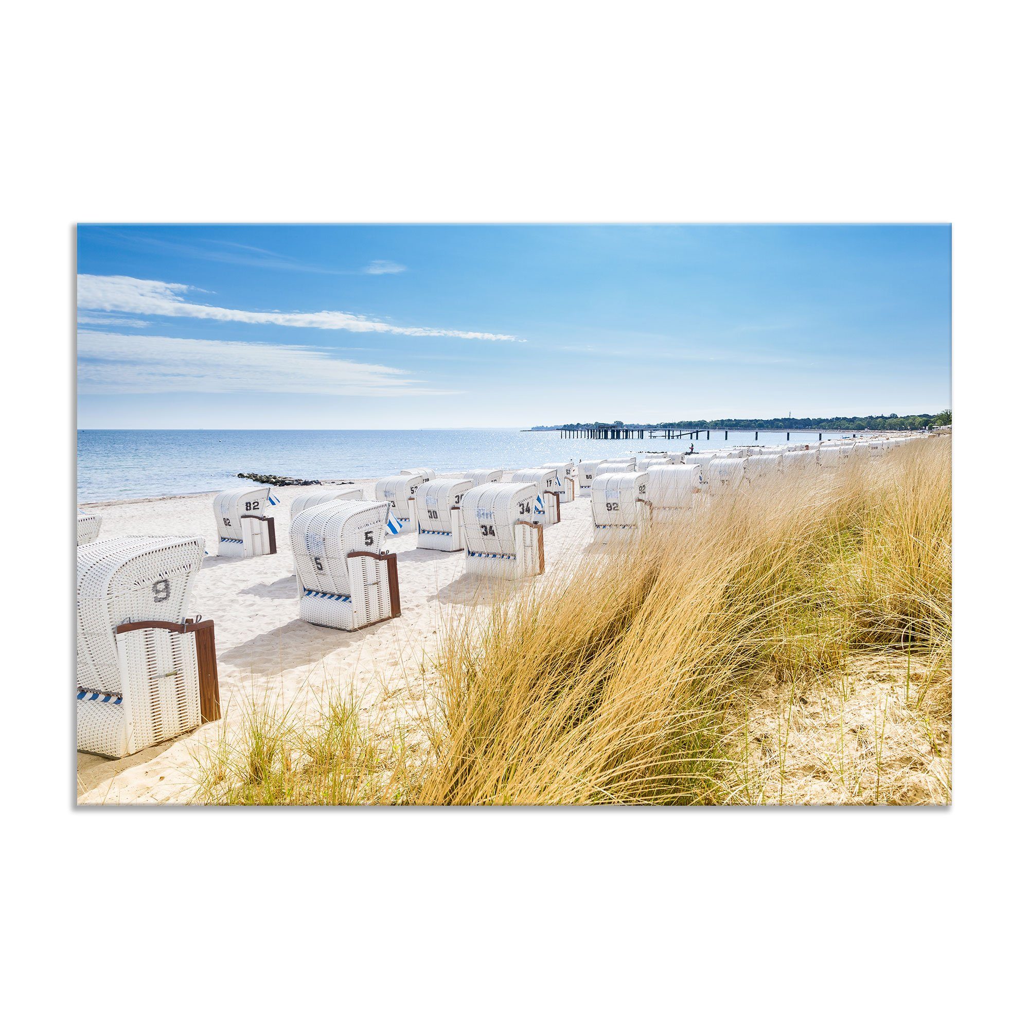 Leinwandbild Kunst-Druck 120x60 Bilder Landschaften Strand Ostsee 