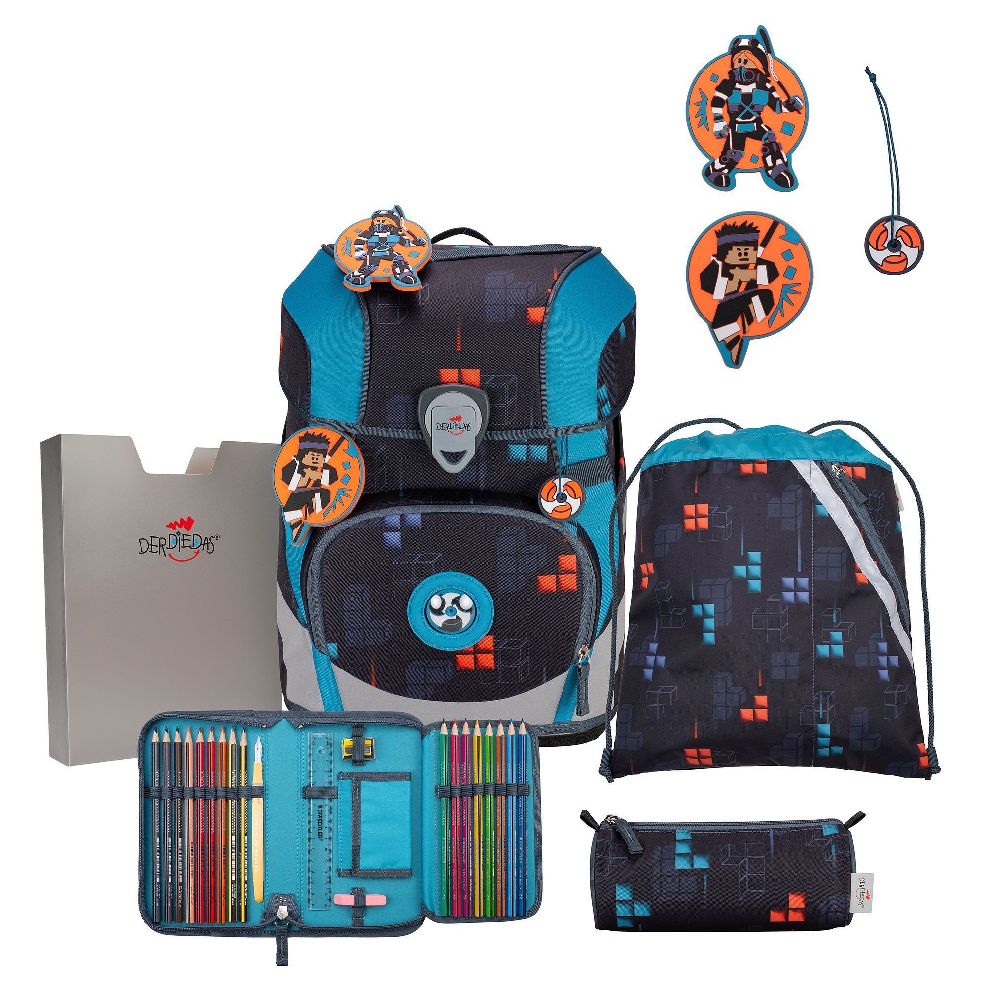 DerDieDas® Schulranzen ErgoFlex Tiny (6-tlg), PET