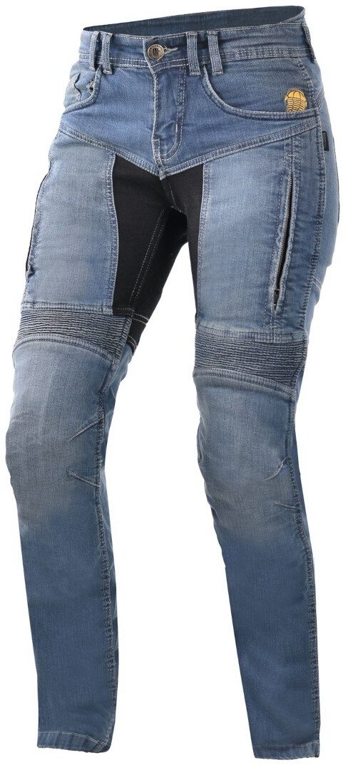 Trilobite Motorradhose Parado Doublelayer Slim Damen Motorrad Jeans Knieprotektoren enthalten