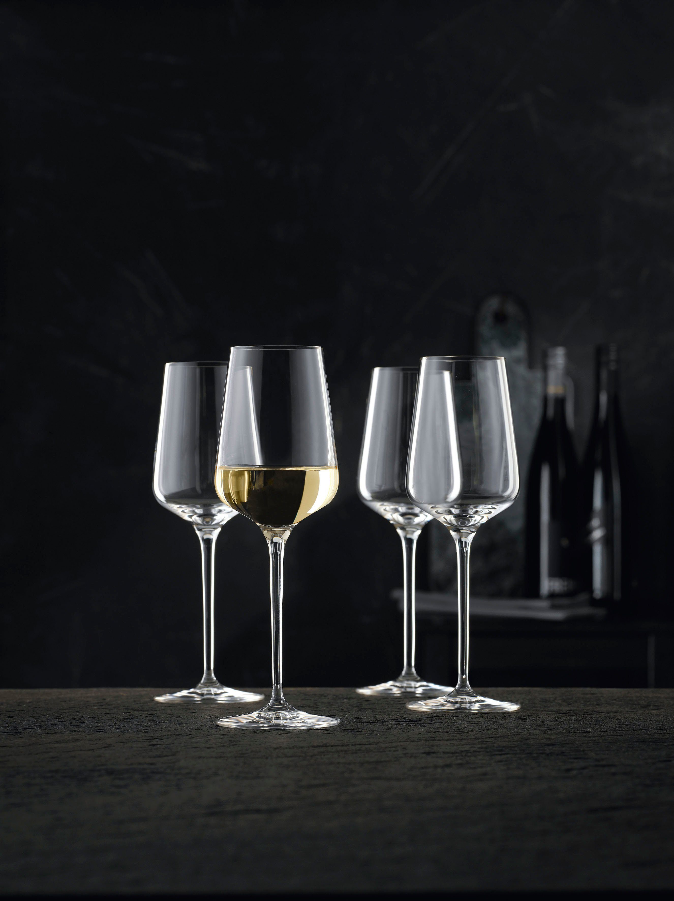 Nachtmann Weißweinglas ViNova, 4-tlg., Kristallglas, 380 ml, 4-teilig, Made in Germany