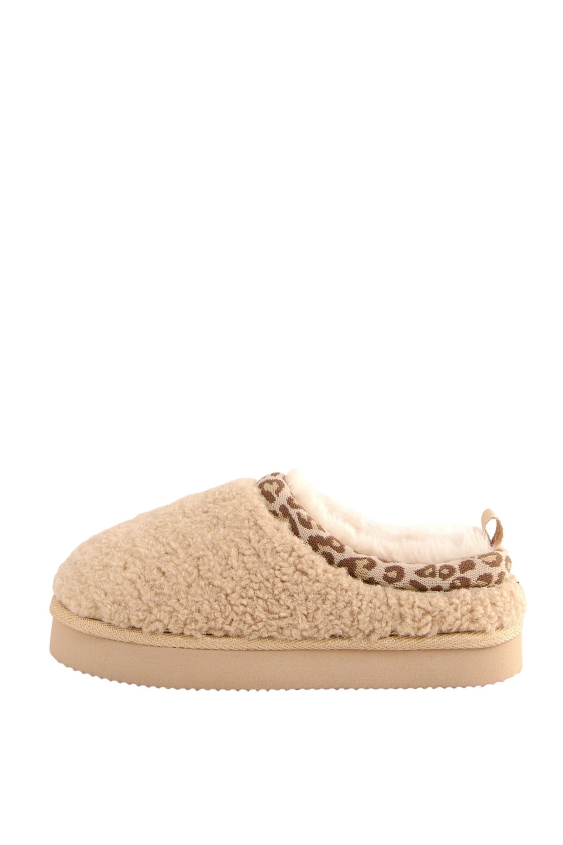 Lipsy Plateau-Hausstiefel aus Kunstfell Hausschuh