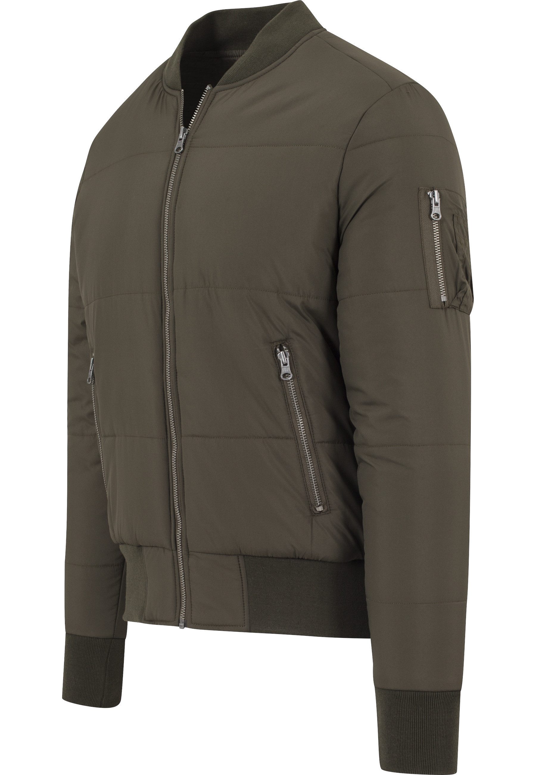 URBAN CLASSICS Anorak Urban Classics Herren Basic Quilt Bomber Jacket (1-St)