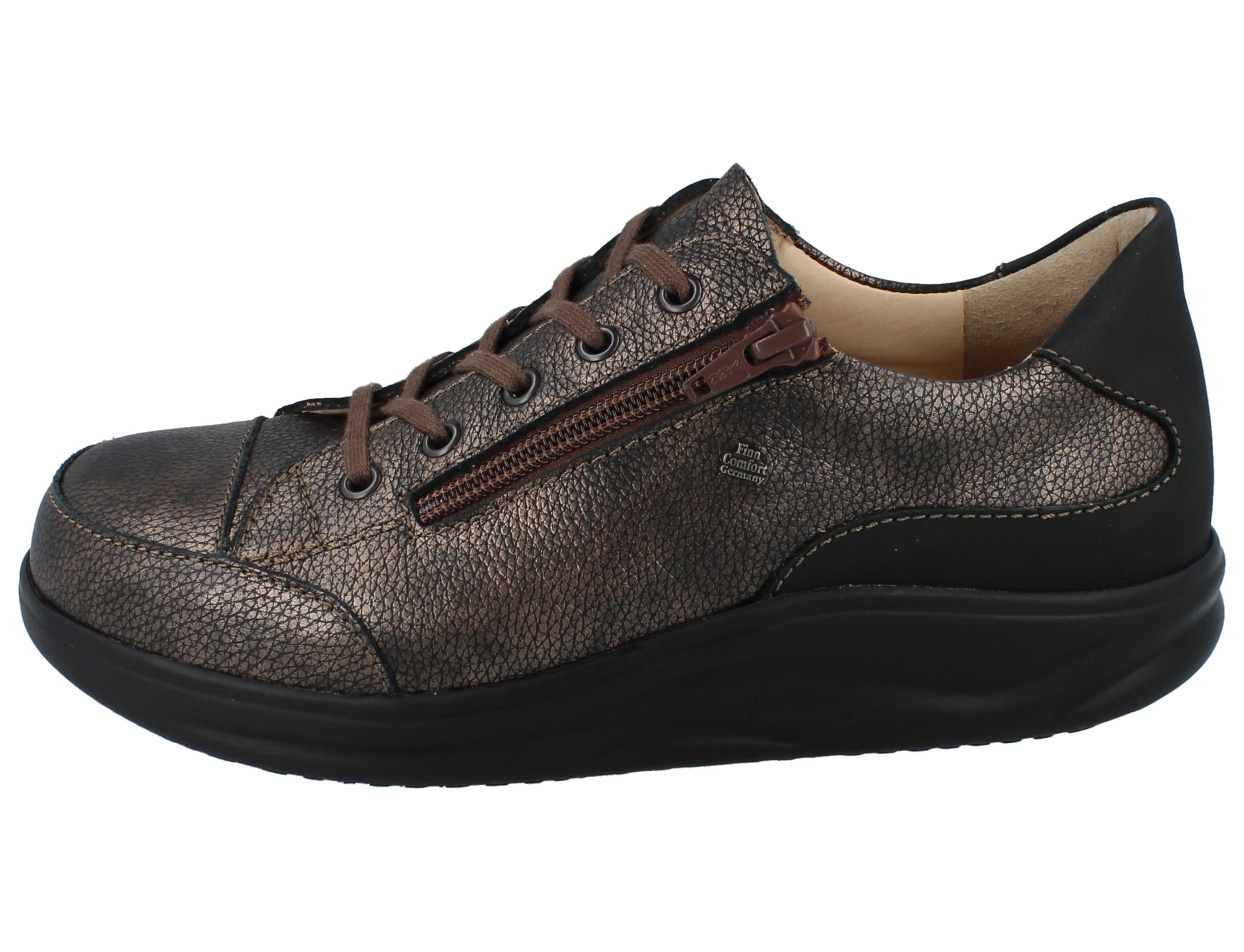 Finn Comfort FINN COMFORT FINNAMIC Hachiouji Damen Schnürschuhe kupfer braun Schnürschuh