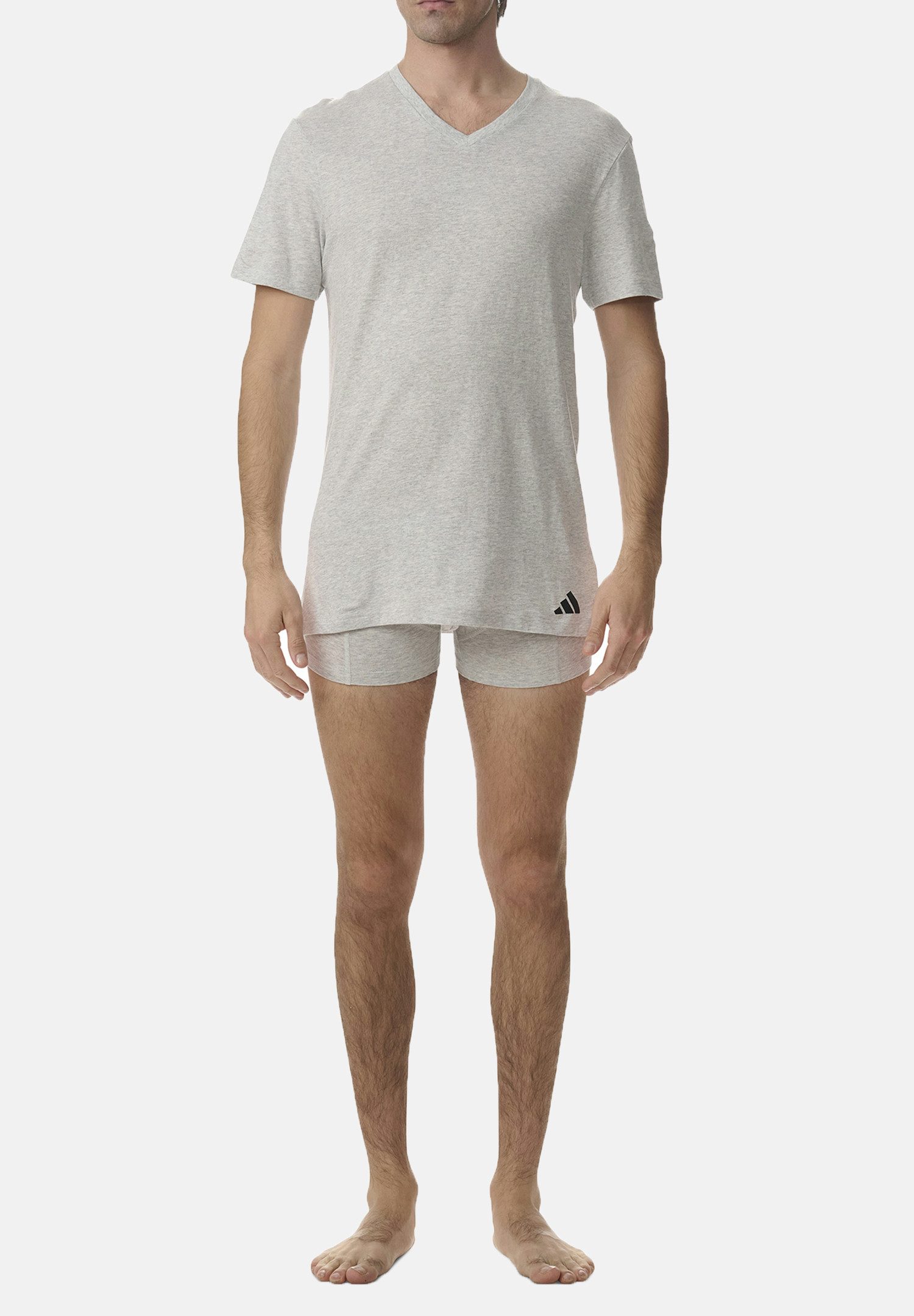 adidas Performance Poloshirt T-Shirt Basic V-Neck 3P (Packung, 3-tlg., 3er- günstig online kaufen