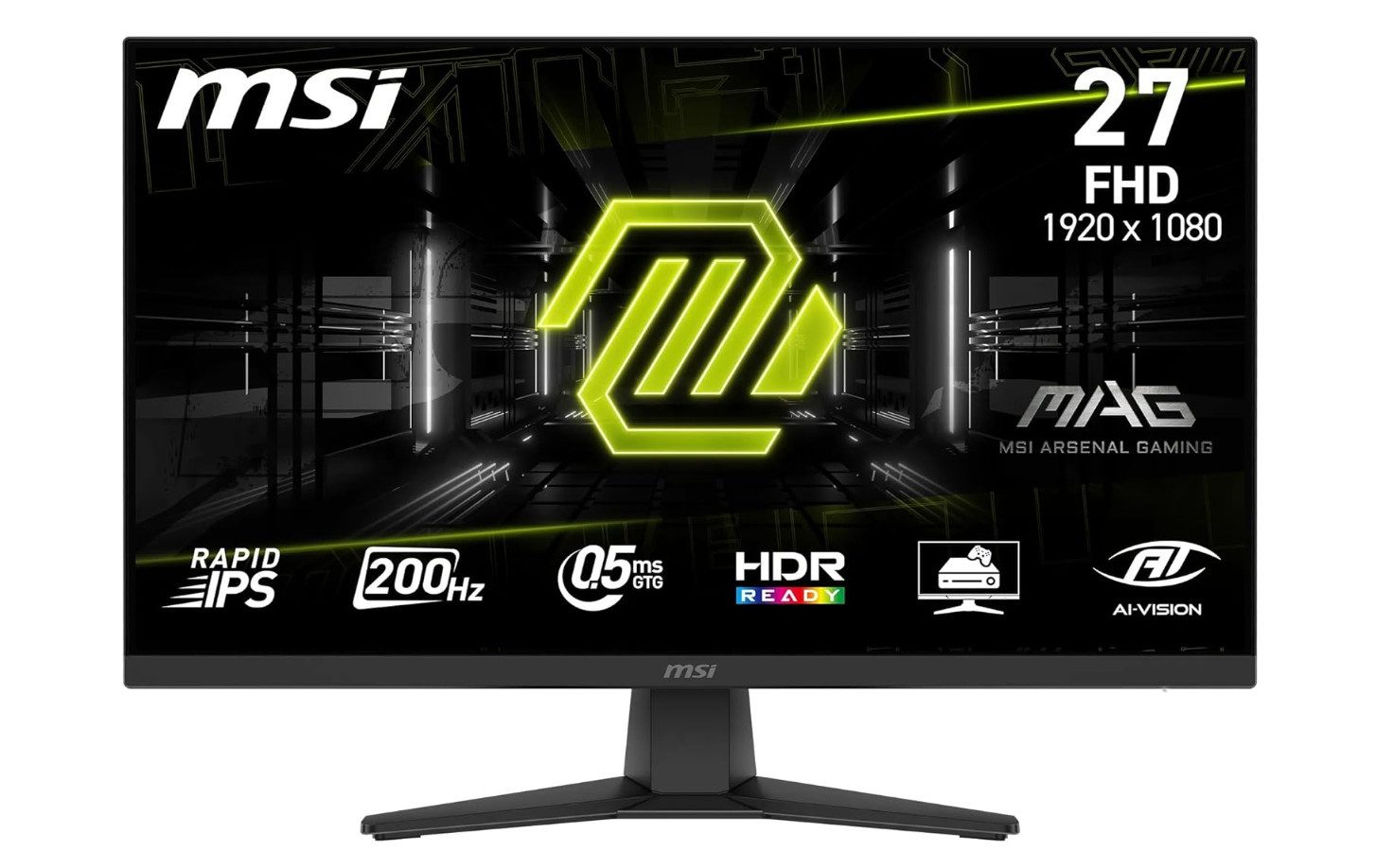MSI MAG 272F, 27 Zoll, FHD,1920x1080, Gaming-Monitor, 200 Hz Gaming-Monitor