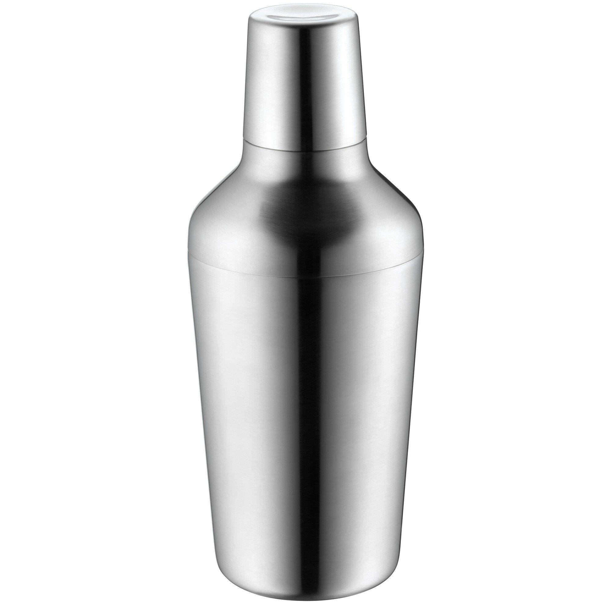 WMF Cocktail Shaker Clever & More Bar-Set, 4-teilig, Cromargan® Edelstahl rostfrei 18/10, (1x Cocktail Shaker (Höhe 24 cm, Volumen 0,7l), 1x Barsieb, 1x Barmaß (für 2cl und 4cl), 1x Eiszange (Länge 21 cm), 1x Stößel (Länge 21 cm), 3-tlg)