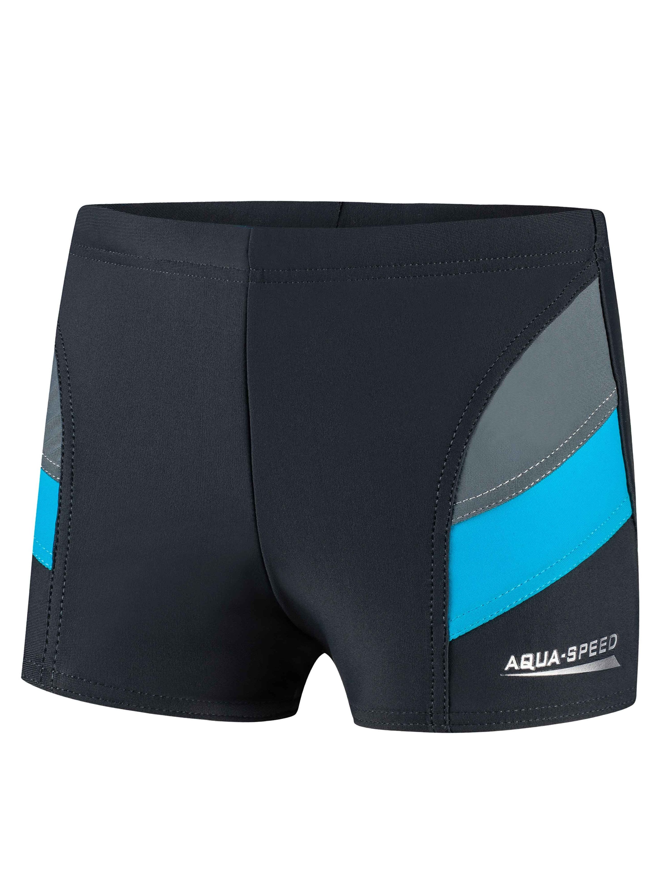 Aqua Speed Badehose Jungen Schwimmshorts 128 cm Perfekt für Training & Freizeit (Badehose mit dynamischen Kontrasteinsätzen für sportlichen Look) Hochwertige Fasern sorgen für hohe Elastizität & Strapazierfähigkeit