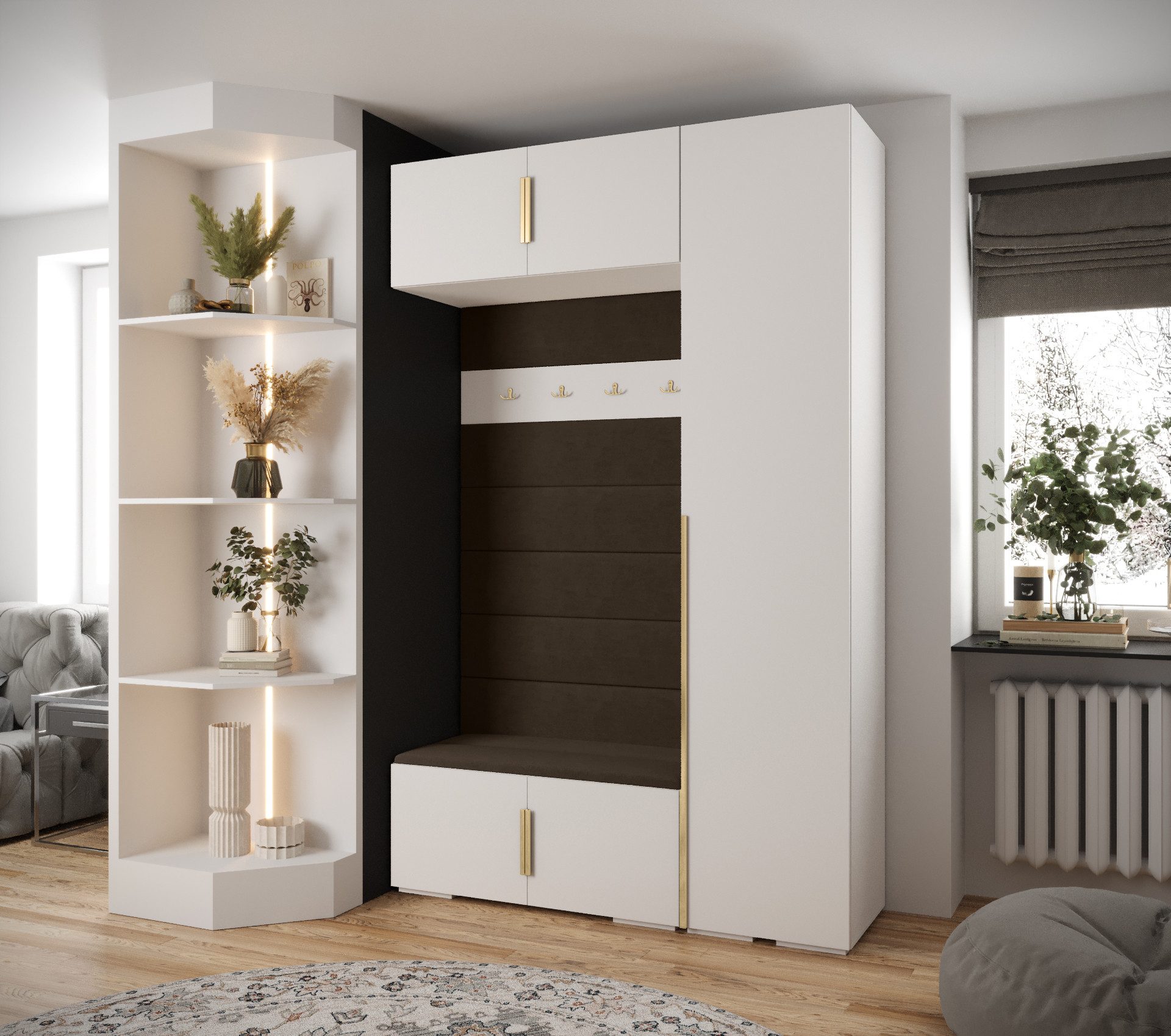 ABIKS MÖBEL Kompaktgarderobe INOVA 1 SATZ günstig online kaufen