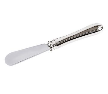 EDZARD Buttermesser Faden Messer aus Edelstahl, Besteck, silbernes Streichmesser, Länge 15 cm