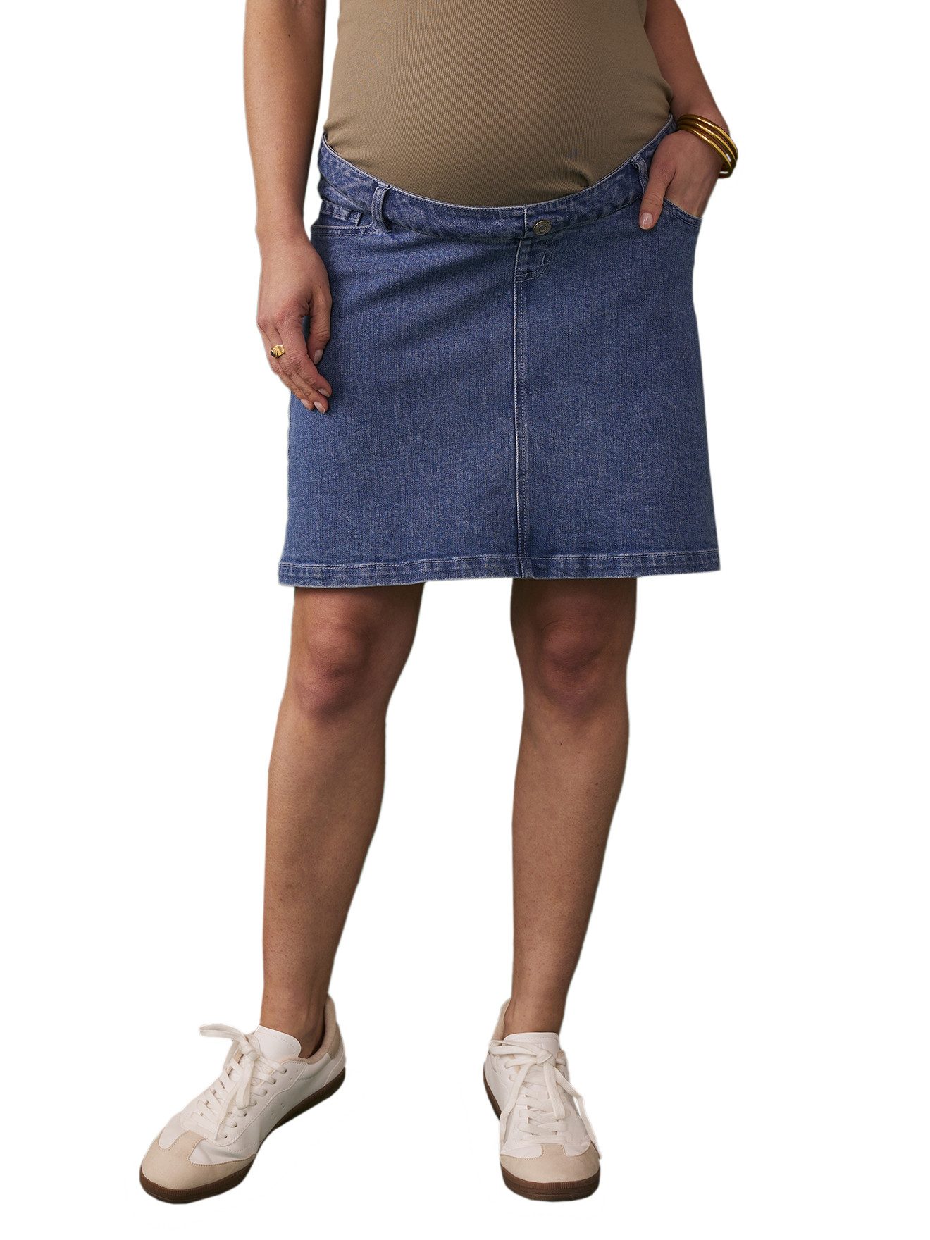 Envie de Fraise Umstandsrock Kurzer Jeansrock für die Schwangerschaft