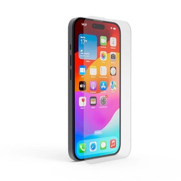 Hama Echtglas Displayschutz für iPhone 15 Plus, iPhone 15 Pro Max, dünn für Apple iPhone 15 Plus, Apple iPhone 15 Pro Max, Displayschutzglas