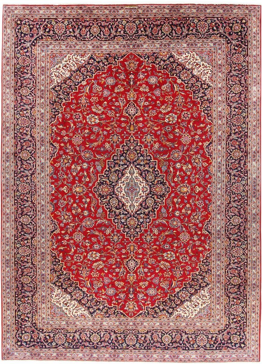 Orientteppich Keshan 246x337 Handgeknüpfter Orientteppich / Perserteppich, Nain Trading, rechteckig, Höhe: 12 mm